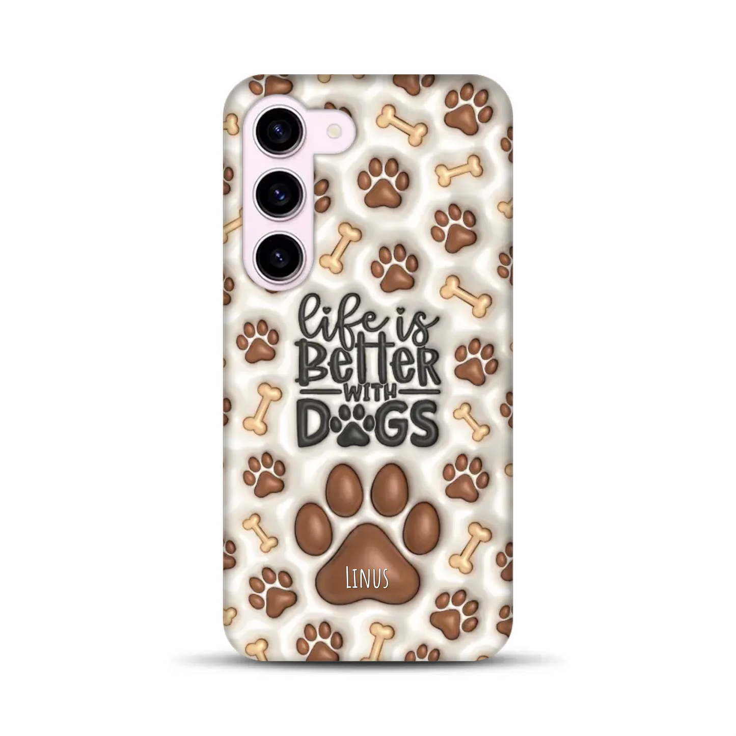 Life is better with Dogs - Individuelle Premium Hülle für Samsung