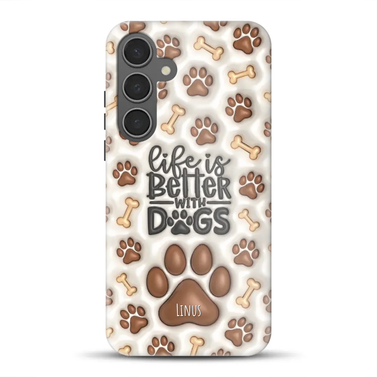 Life is better with Dogs - Individuelle Premium Hülle für Samsung