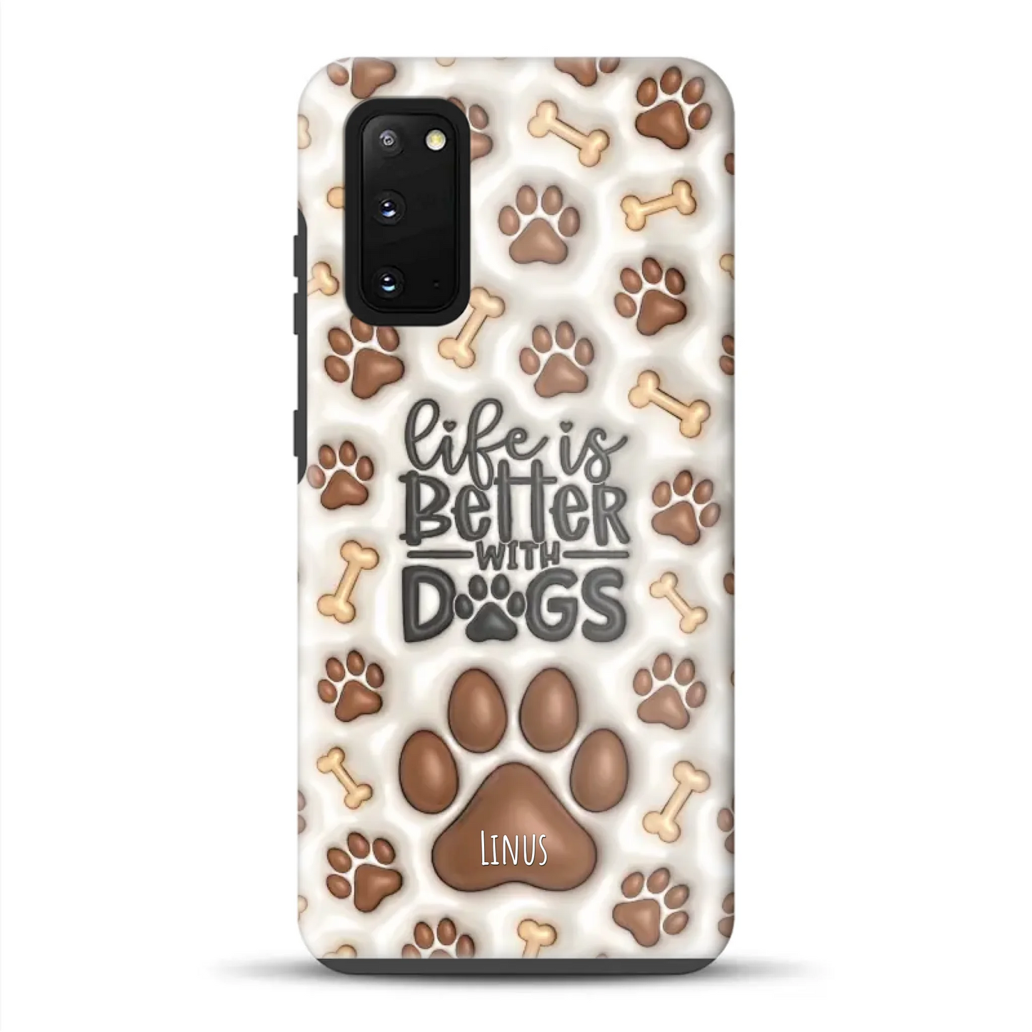 Life is better with Dogs - Individuelle Premium Hülle für Samsung