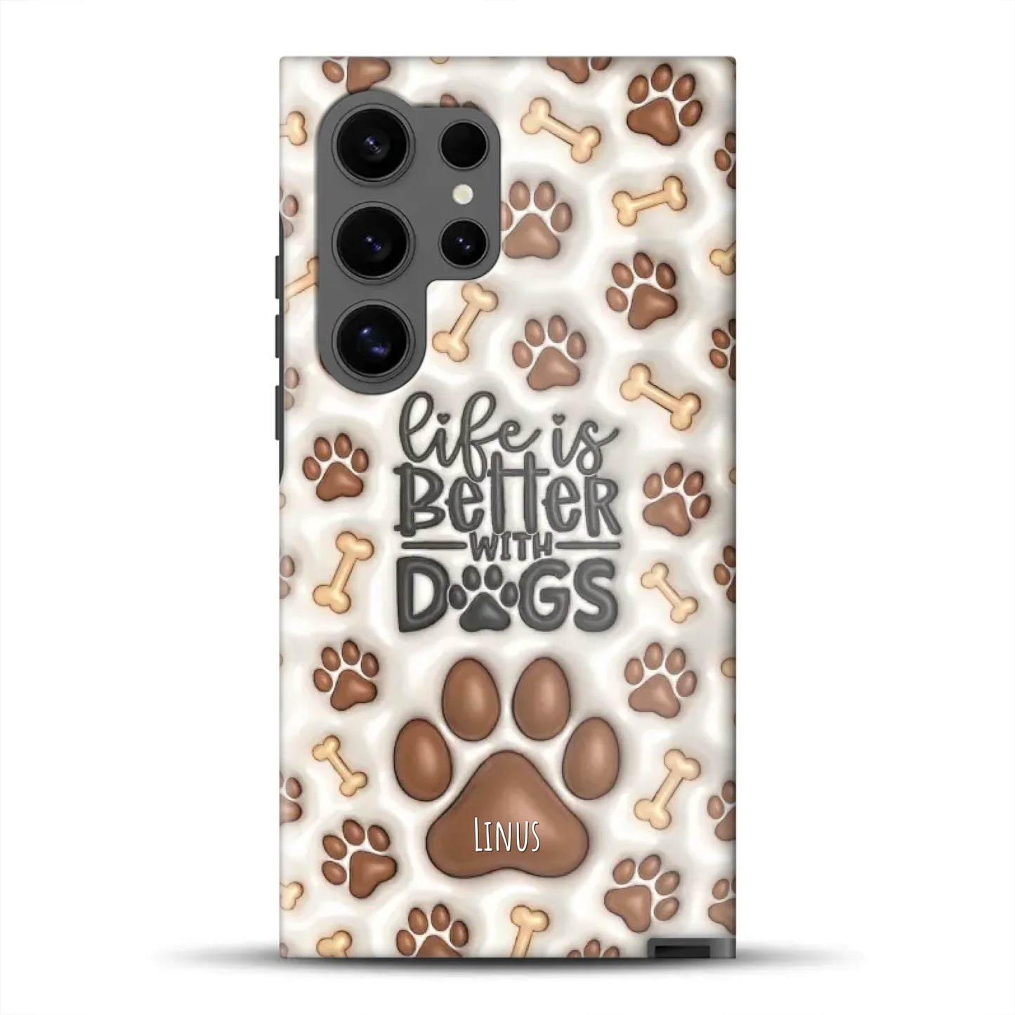 Life is better with Dogs - Individuelle Premium Hülle für Samsung