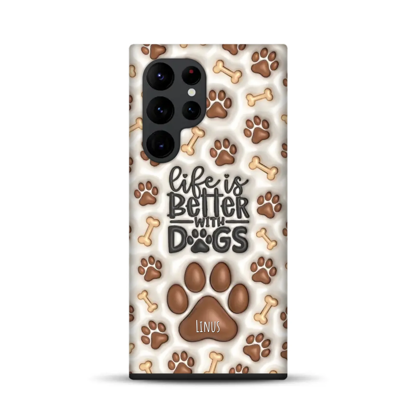 Life is better with Dogs - Individuelle Premium Hülle für Samsung