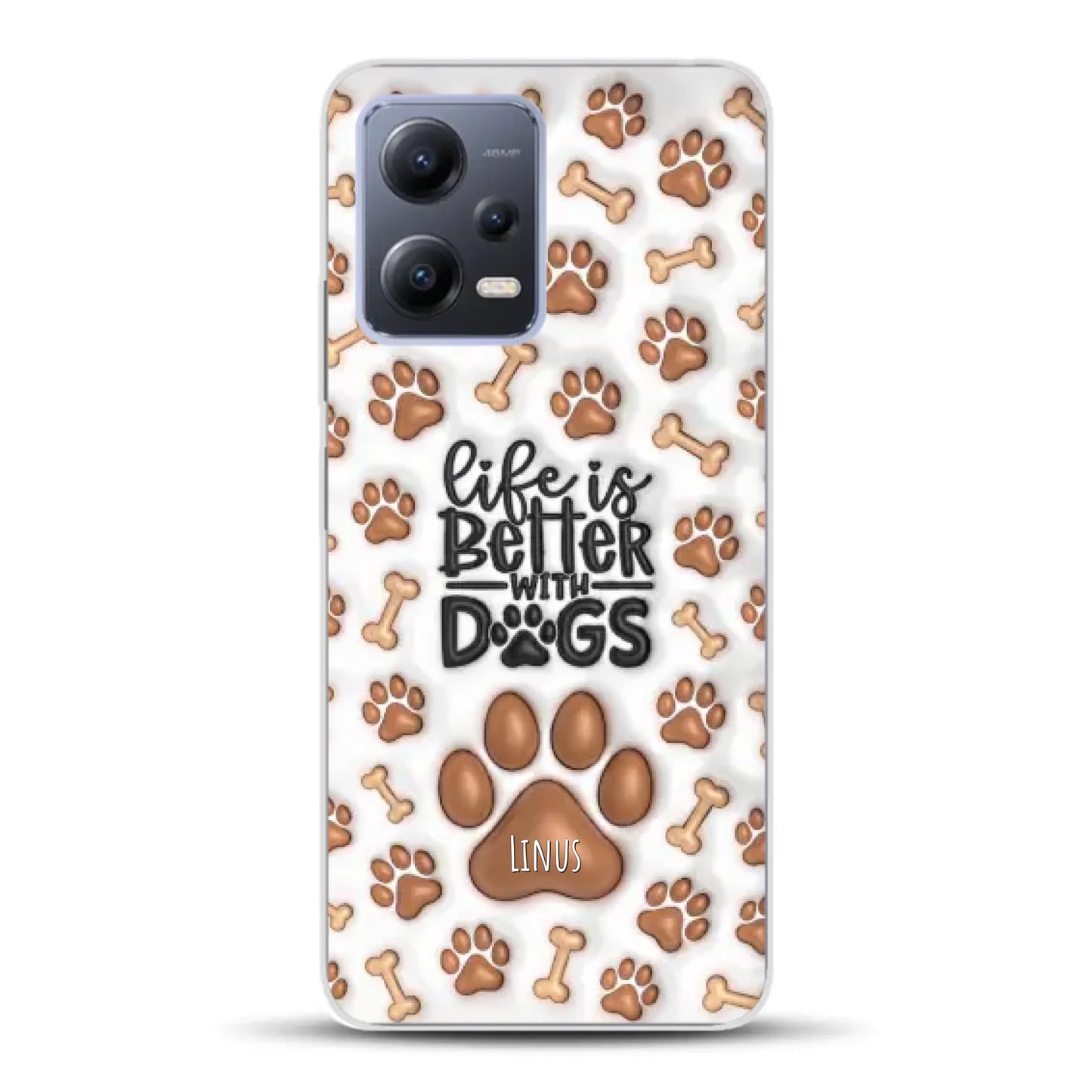 Life is better with Dogs - Individuelle Handyhülle für Xiaomi