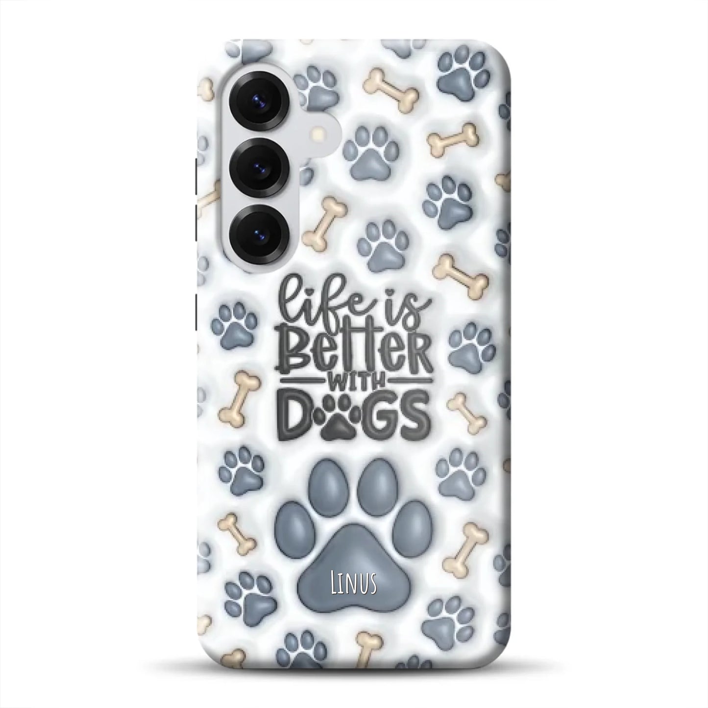 Life is better with Dogs - Individuelle Premium Hülle für Samsung