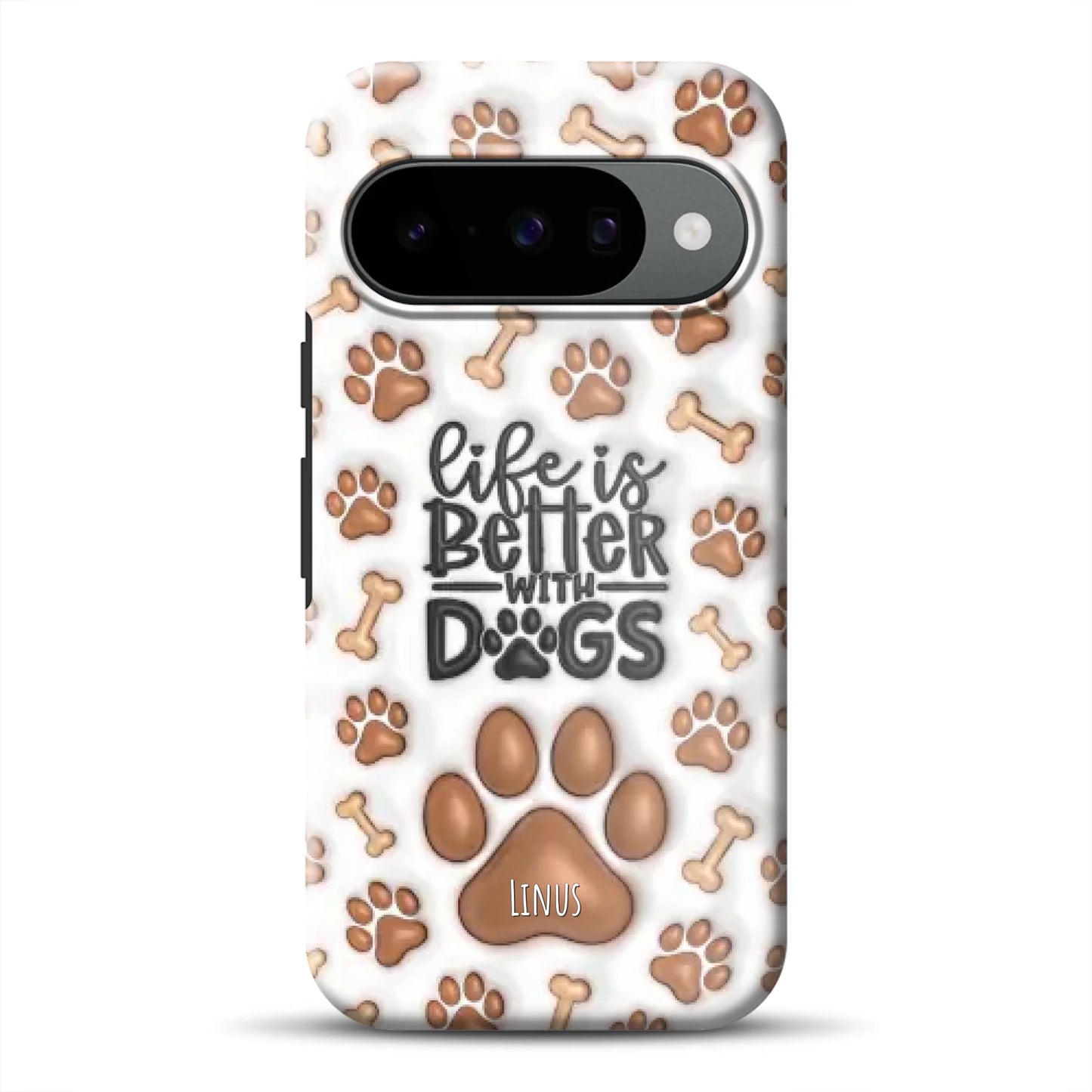 Life is better with Dogs - Individuelle Premium Hülle für Google