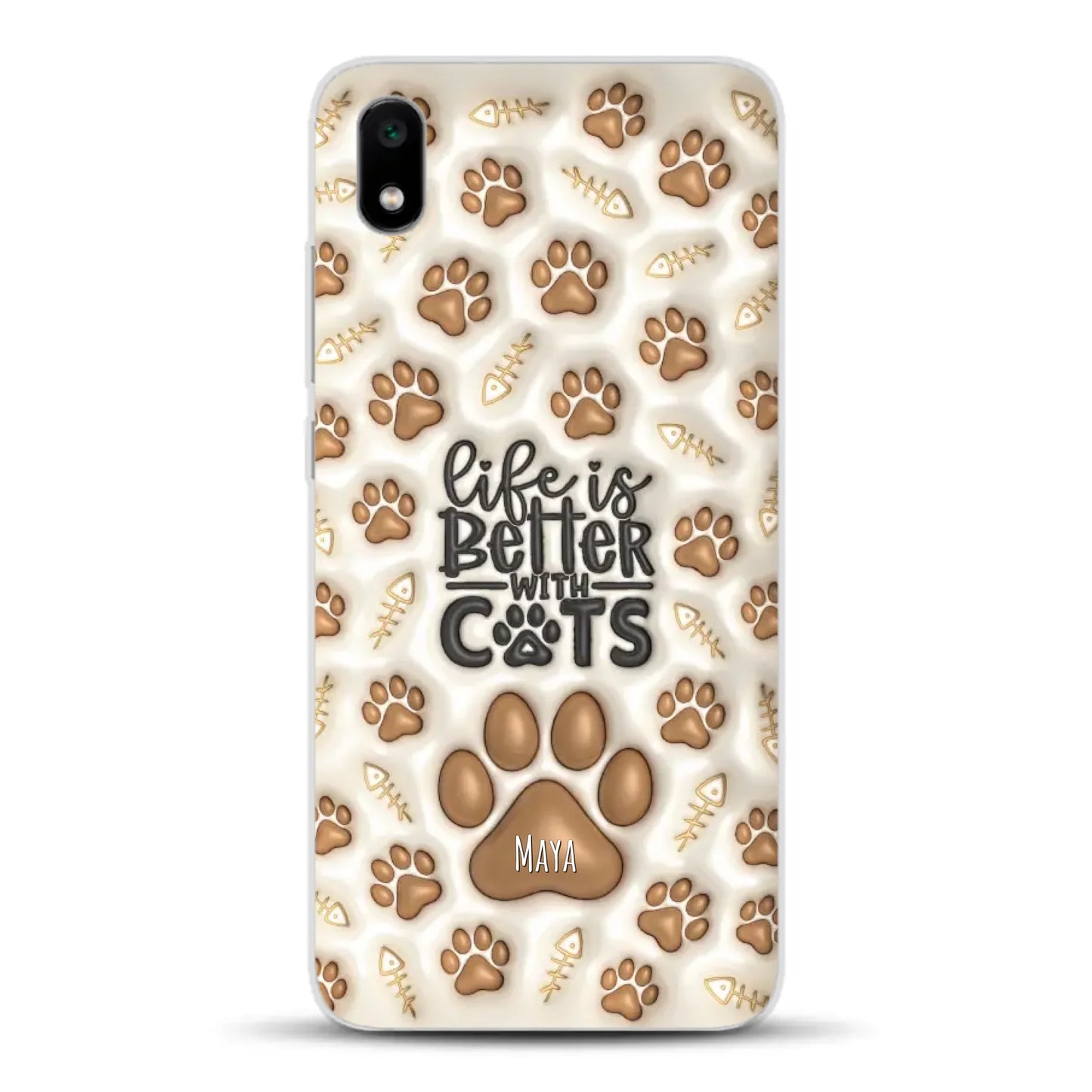 Life is better with Cats - Individuelle Handyhülle für Xiaomi