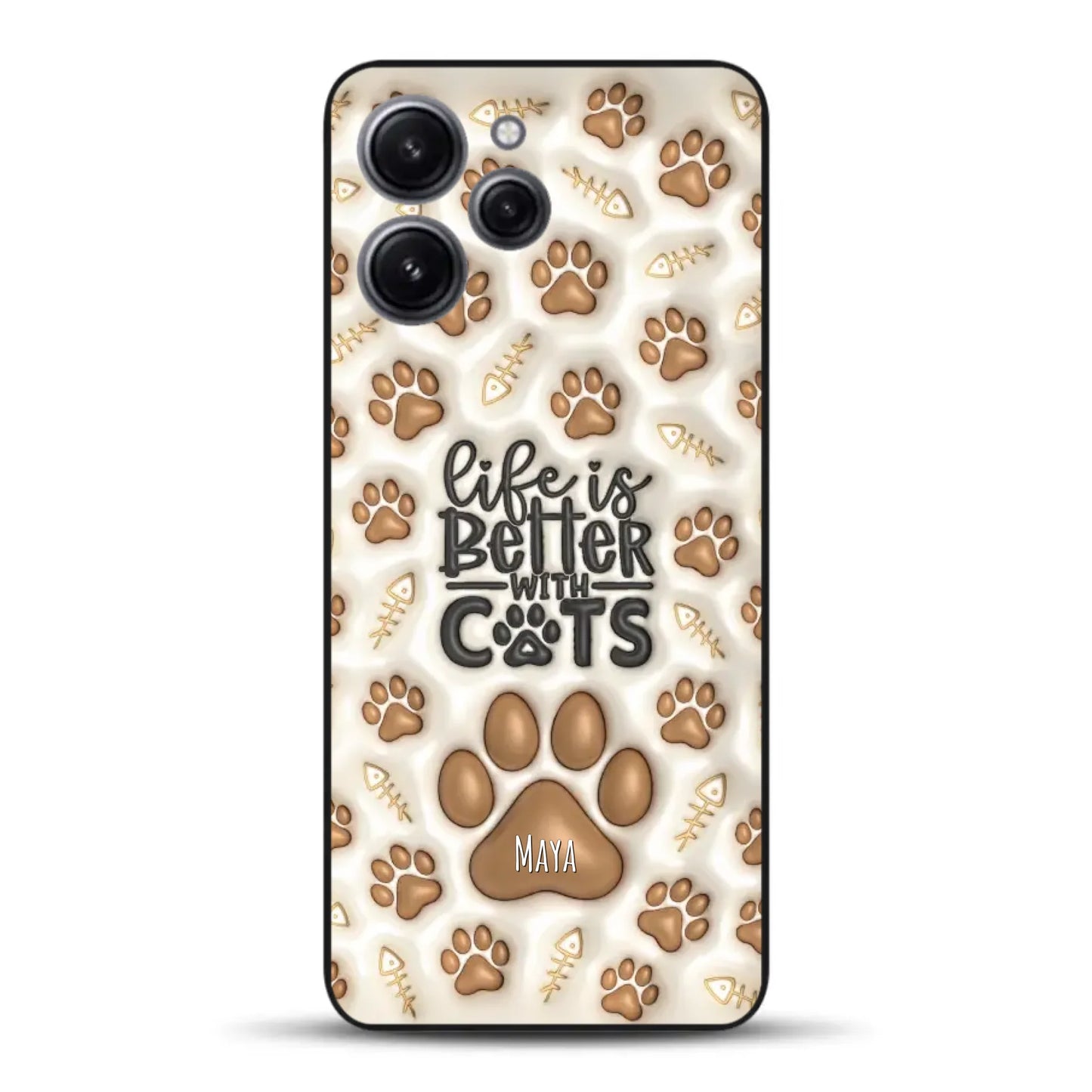 Life is better with Cats - Individuelle Handyhülle für Xiaomi