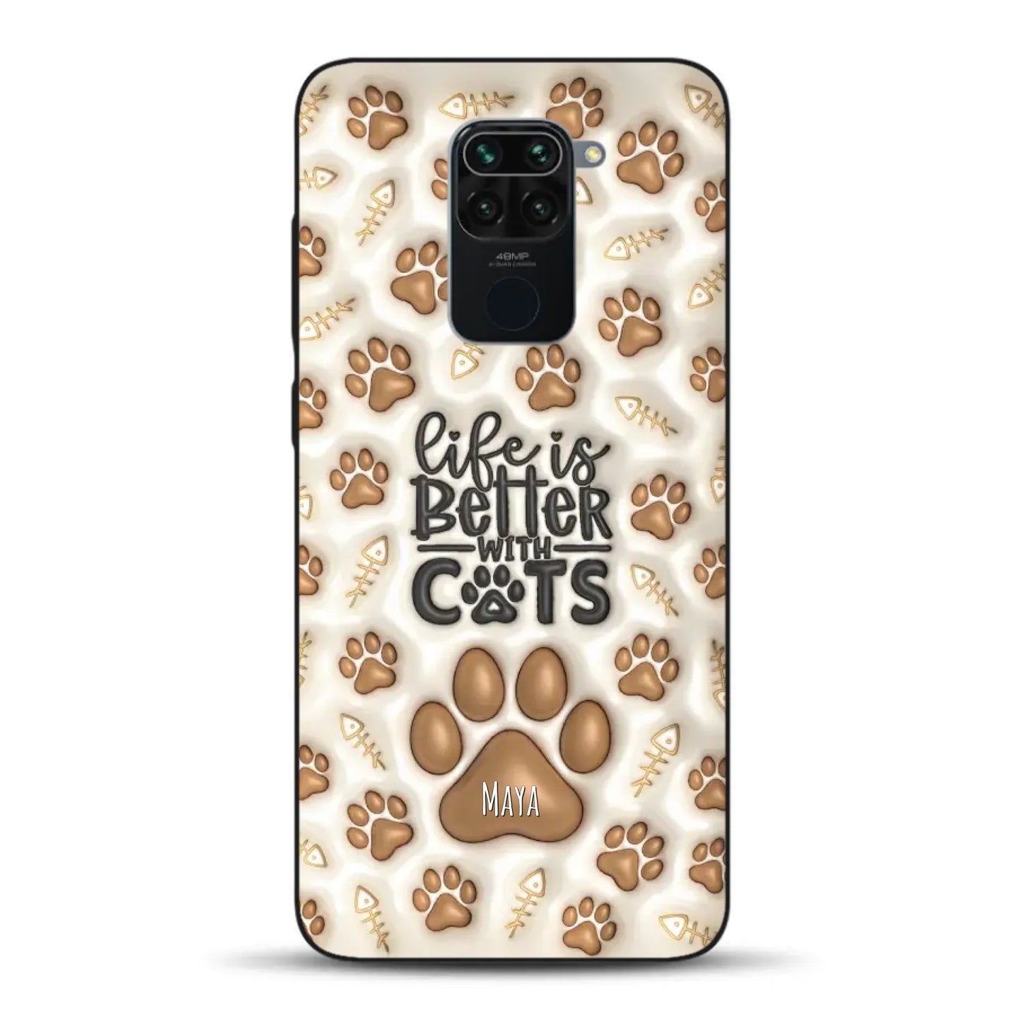 Life is better with Cats - Individuelle Handyhülle für Xiaomi