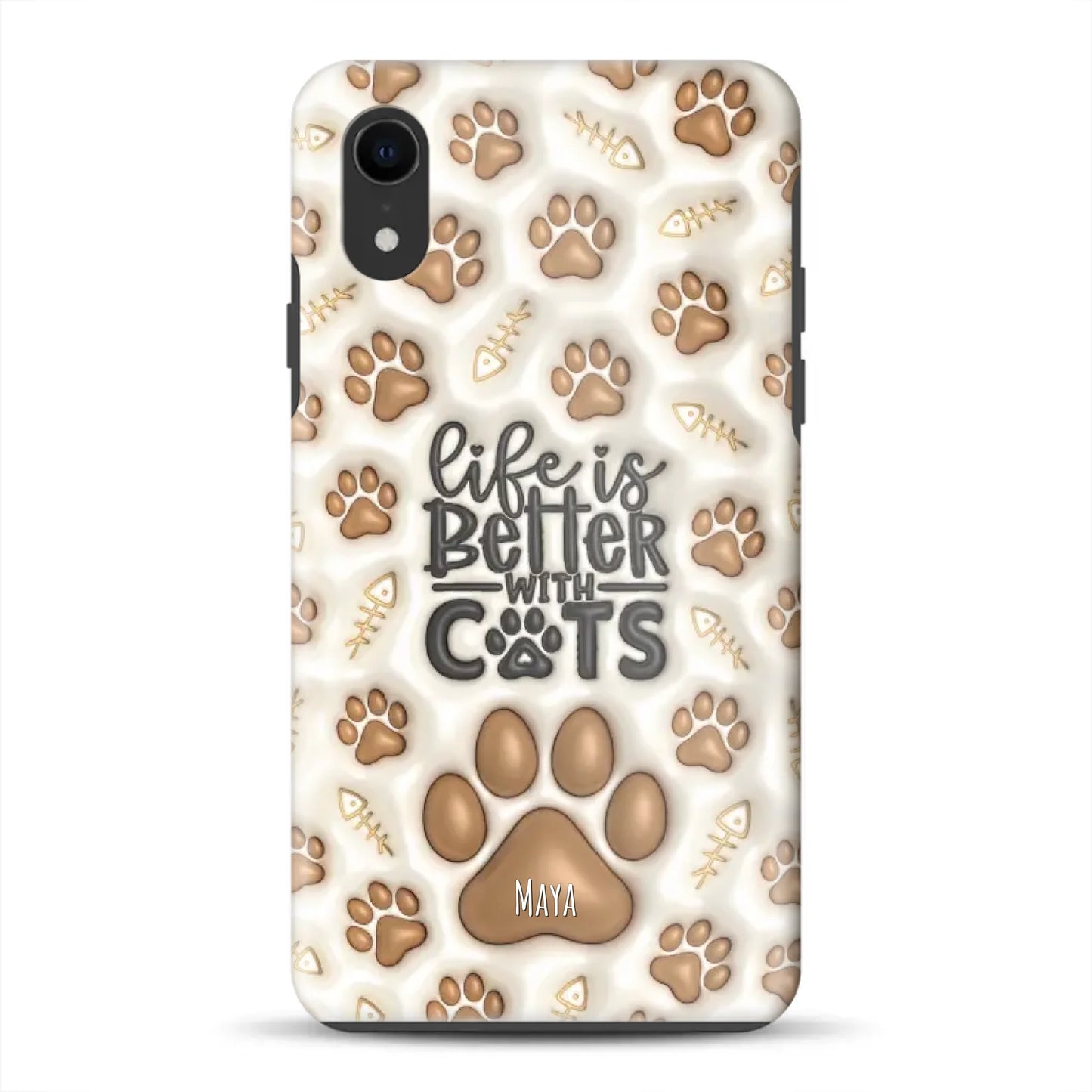 Life is better with Cats - Individuelle Premium Hülle für iPhone