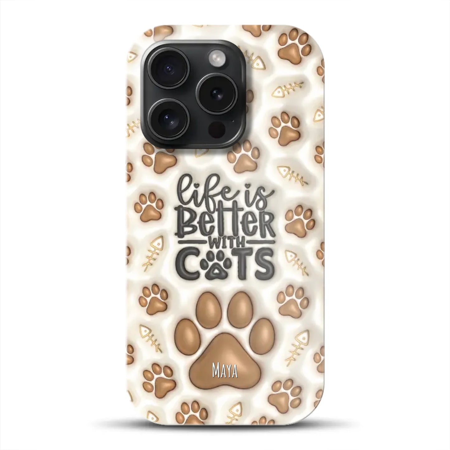 Life is better with Cats - Individuelle Premium Hülle für iPhone