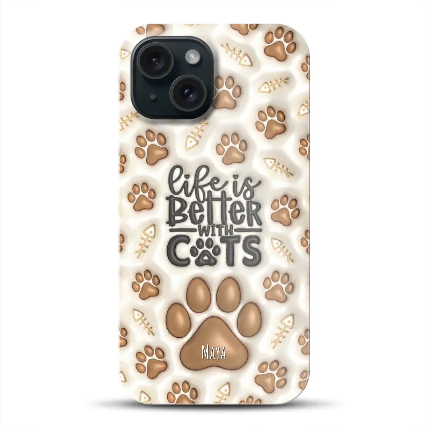 Life is better with Cats - Individuelle Premium Hülle für iPhone