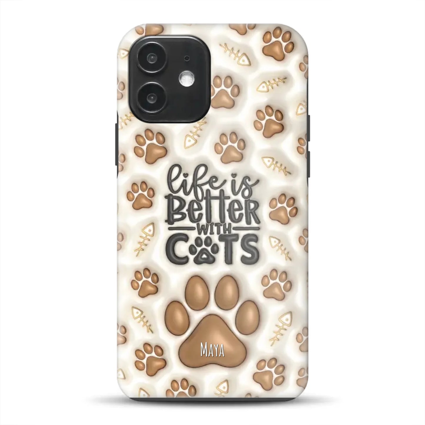 Life is better with Cats - Individuelle Premium Hülle für iPhone