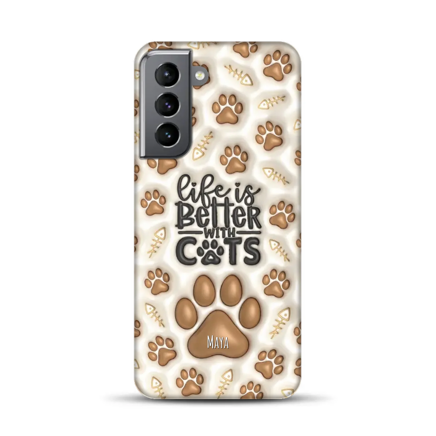 Life is better with Cats - Individuelle Premium Hülle für Samsung