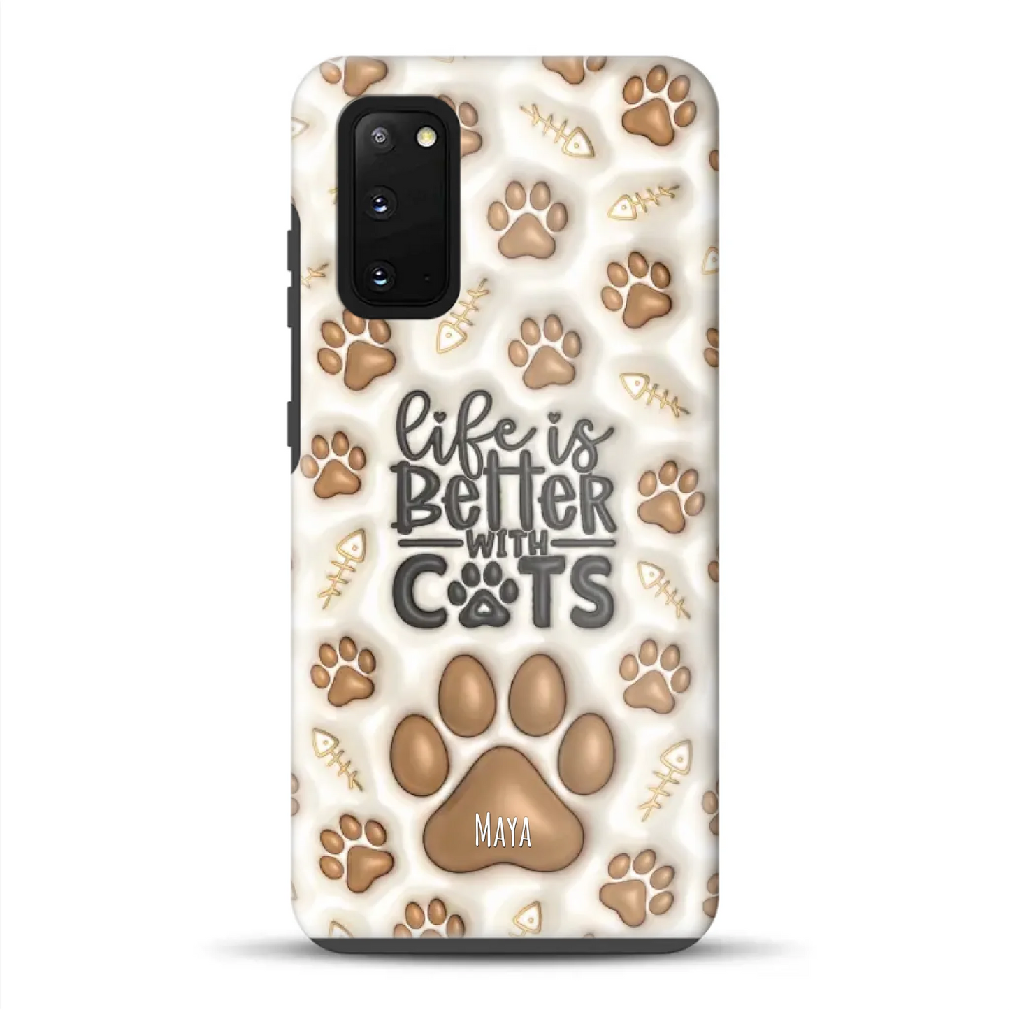 Life is better with Cats - Individuelle Premium Hülle für Samsung