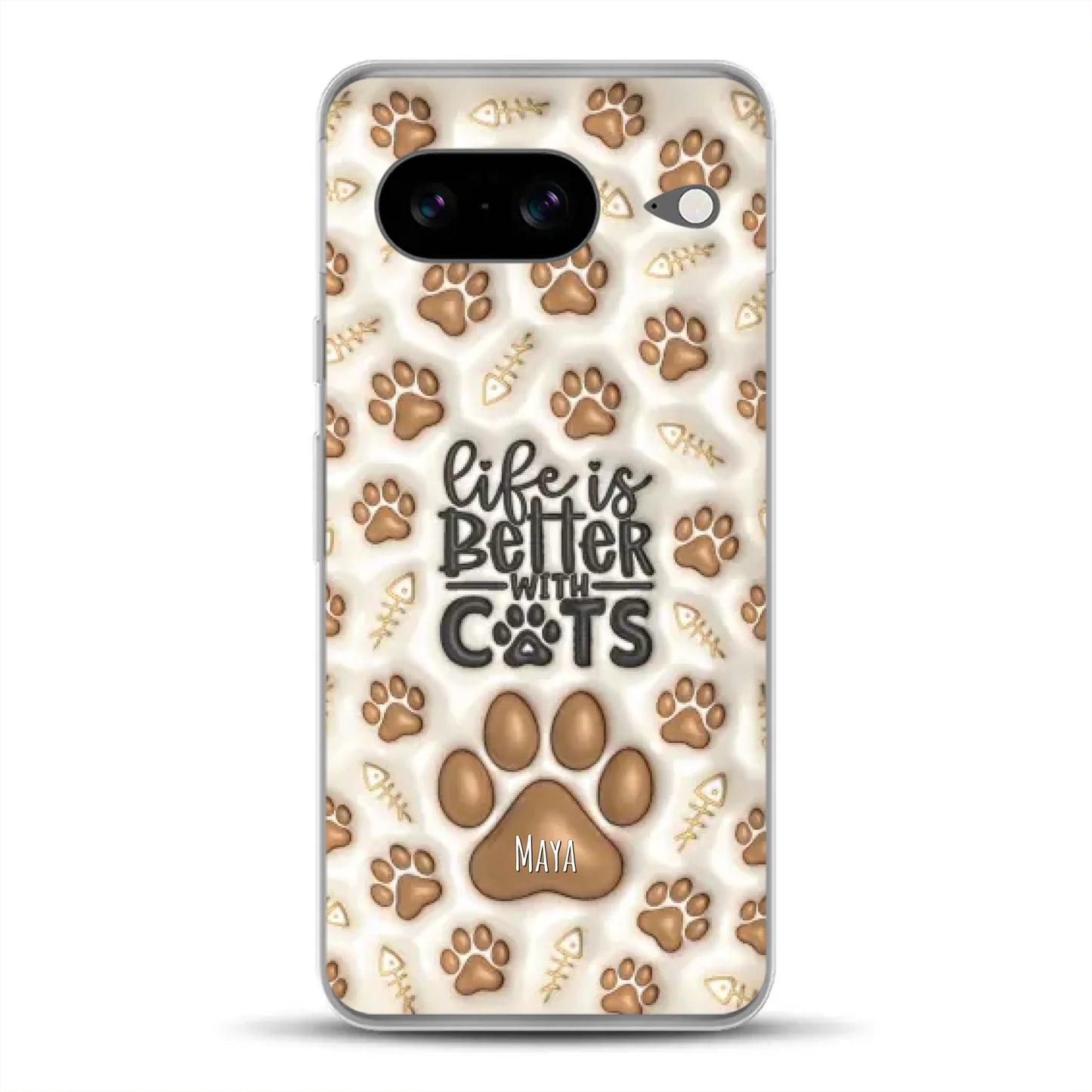 Life is better with Cats - Individuelle Handyhülle für Google