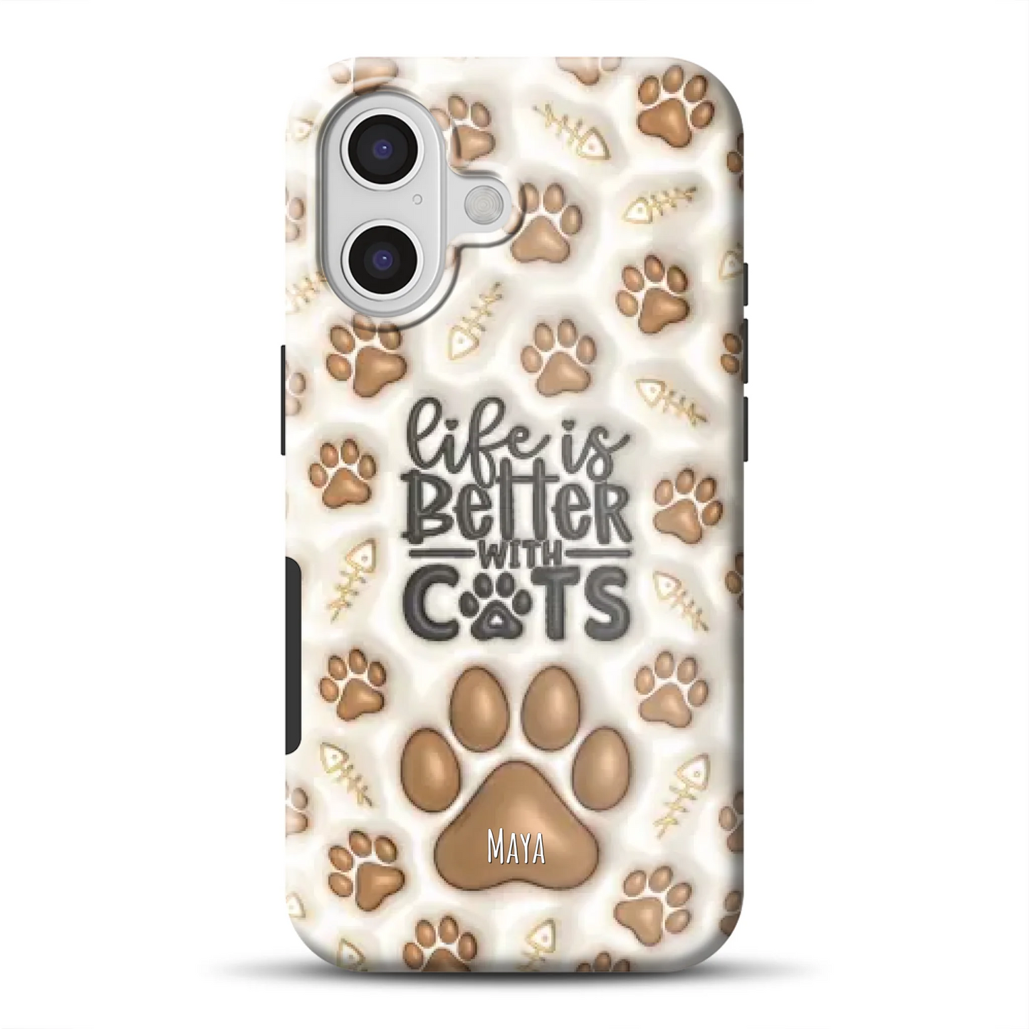 Life is better with Cats - Individuelle Premium Hülle für iPhone