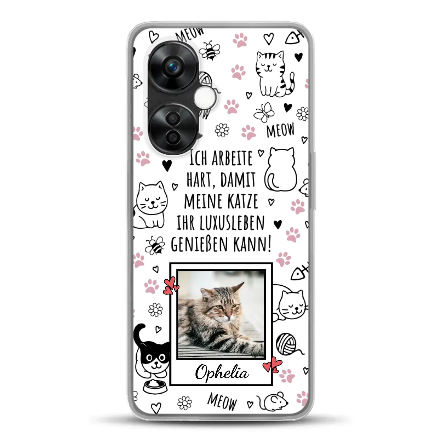 Luxuskatze - Individuelle Handyhülle