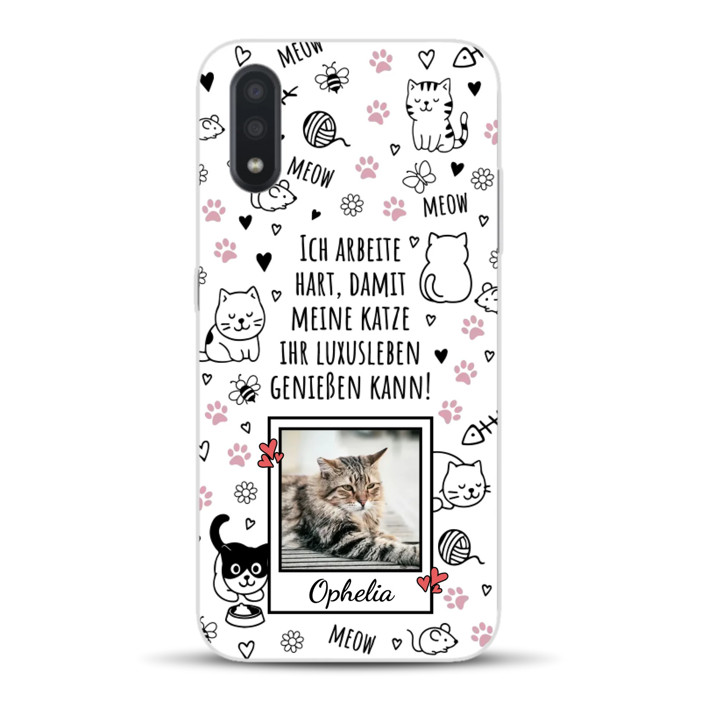 Luxuskatze - Individuelle Handyhülle für Samsung