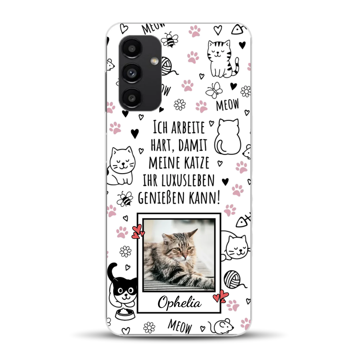 Luxuskatze - Individuelle Handyhülle für Samsung