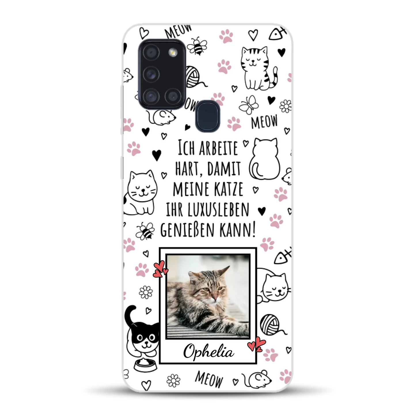 Luxuskatze - Individuelle Handyhülle für Samsung