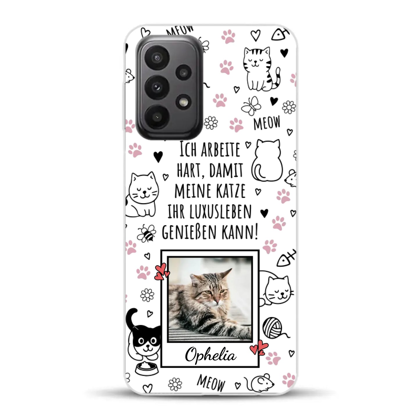 Luxuskatze - Individuelle Handyhülle für Samsung