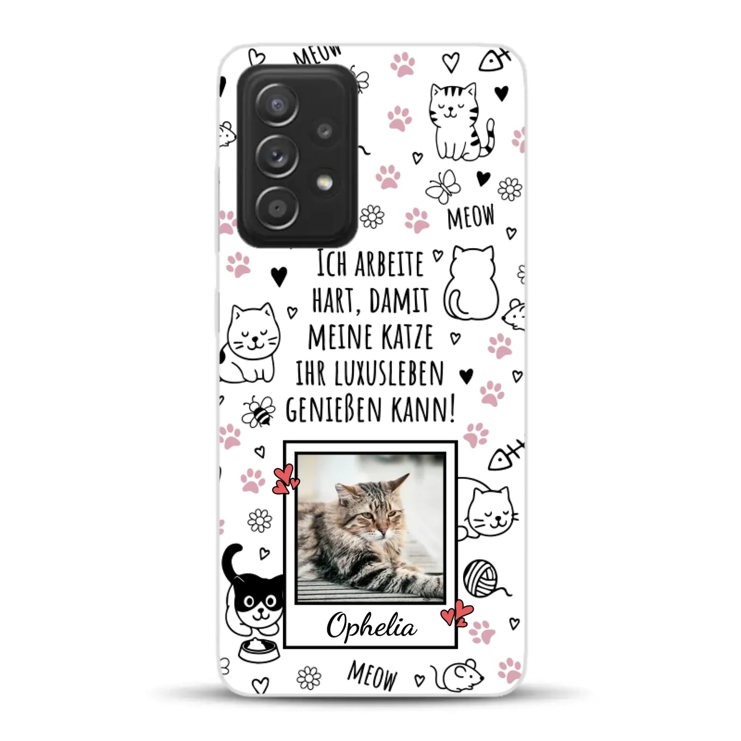 Luxuskatze - Individuelle Handyhülle für Samsung