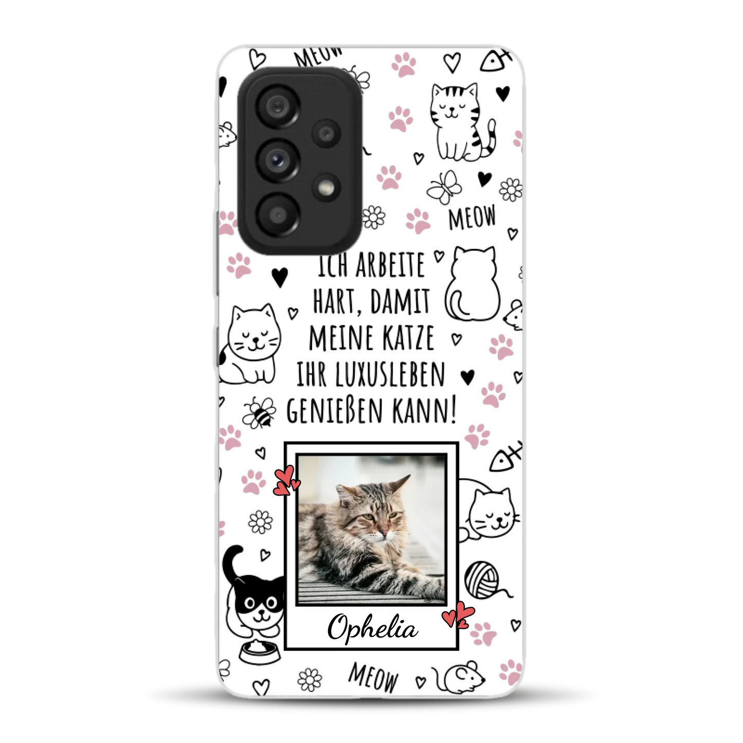 Luxuskatze - Individuelle Handyhülle für Samsung