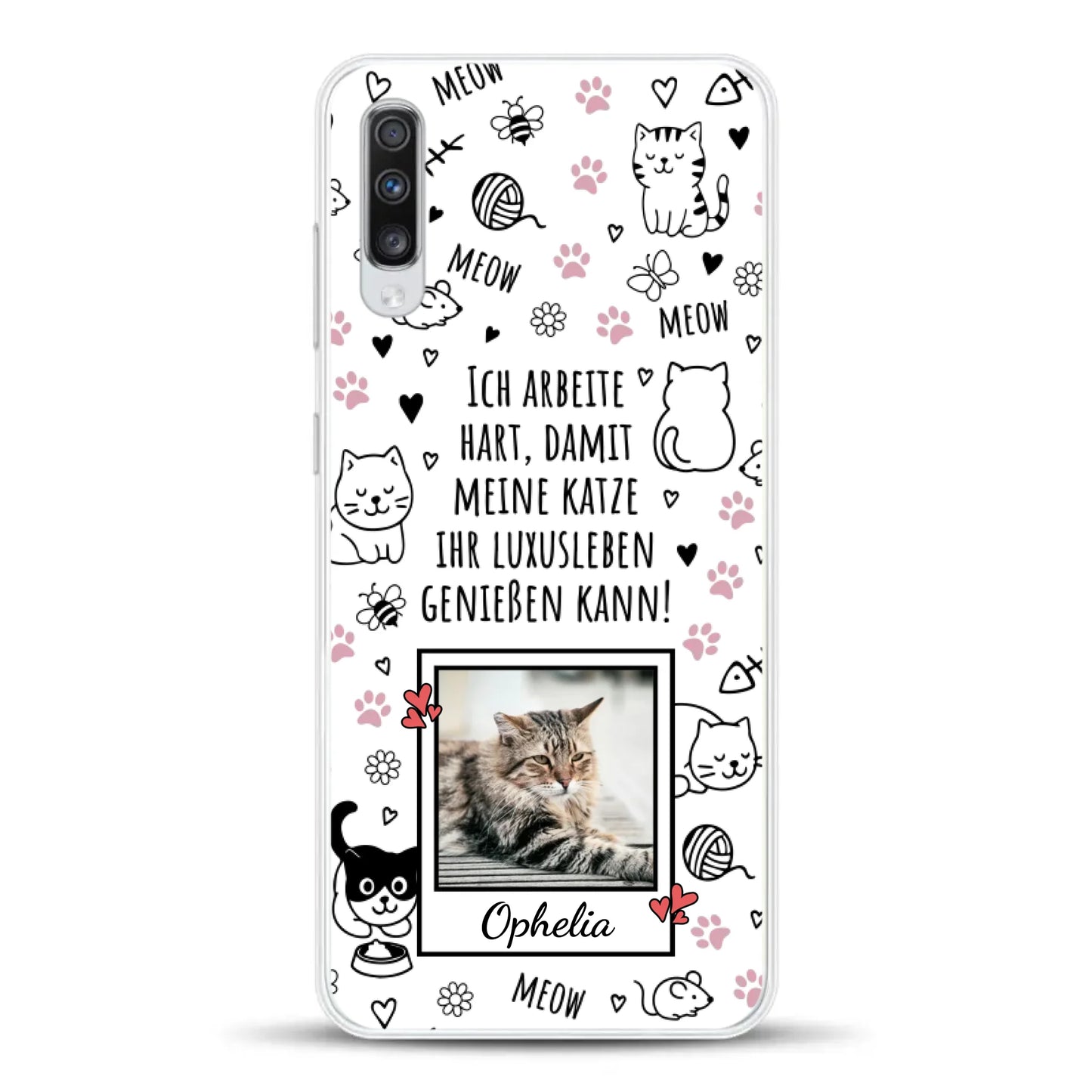 Luxuskatze - Individuelle Handyhülle für Samsung