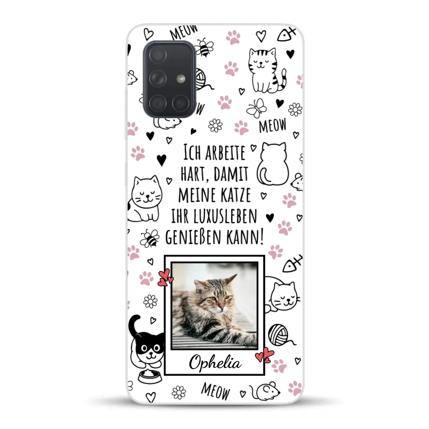 Luxuskatze - Individuelle Handyhülle für Samsung