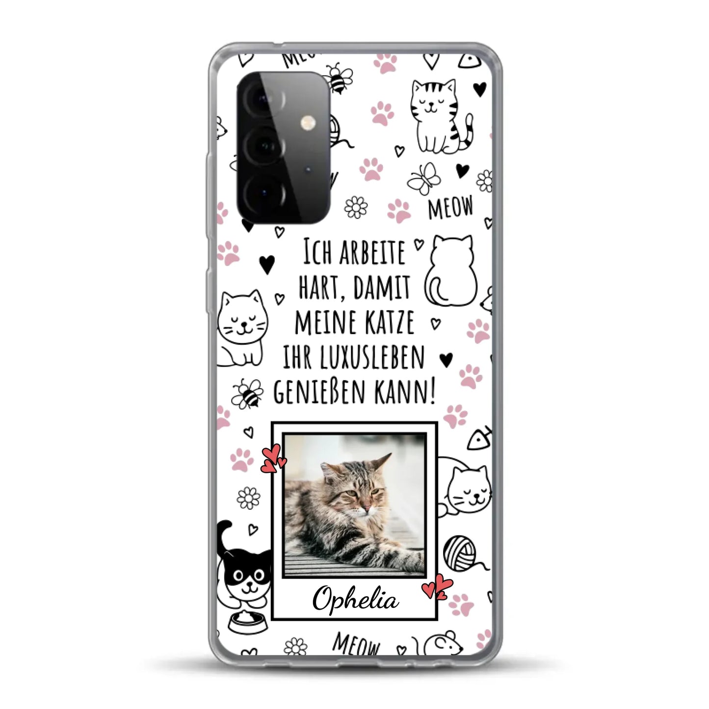 Luxuskatze - Individuelle Handyhülle für Samsung
