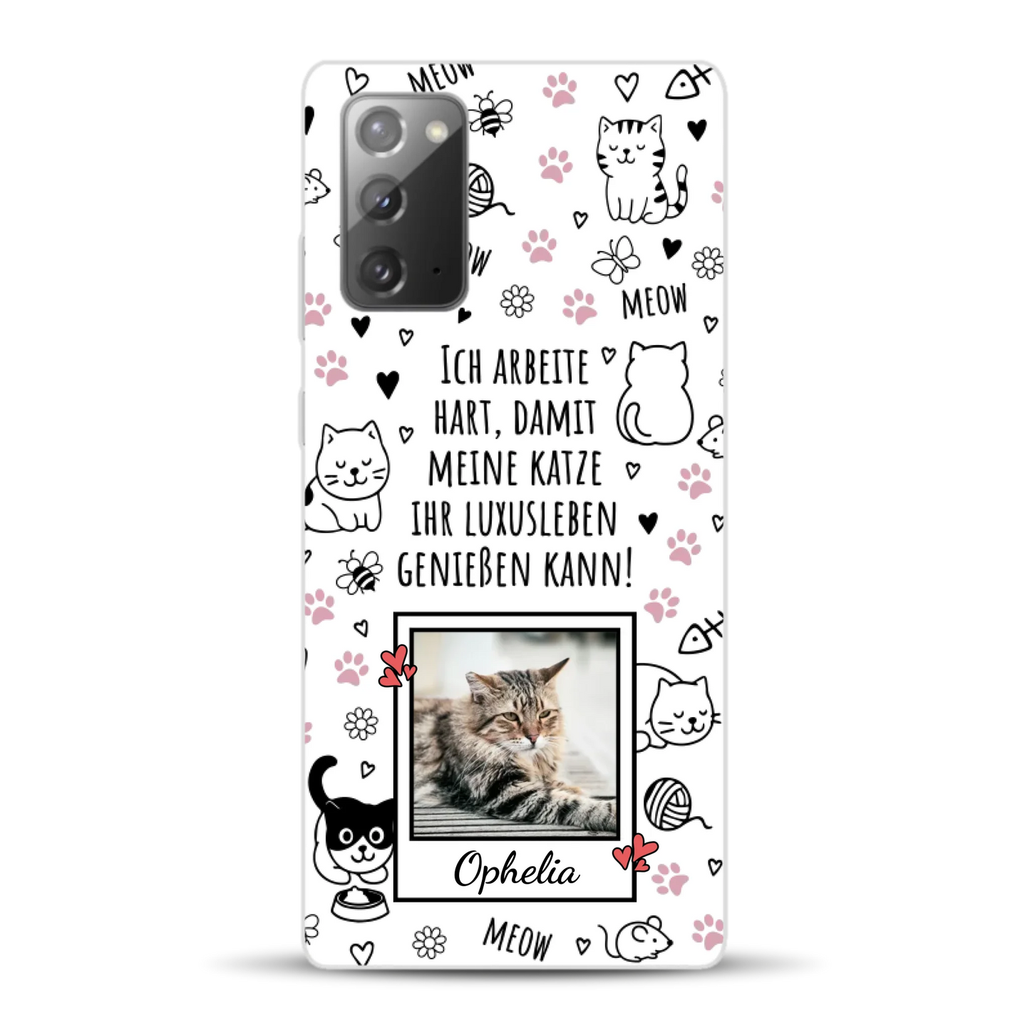 Luxuskatze - Individuelle Handyhülle für Samsung