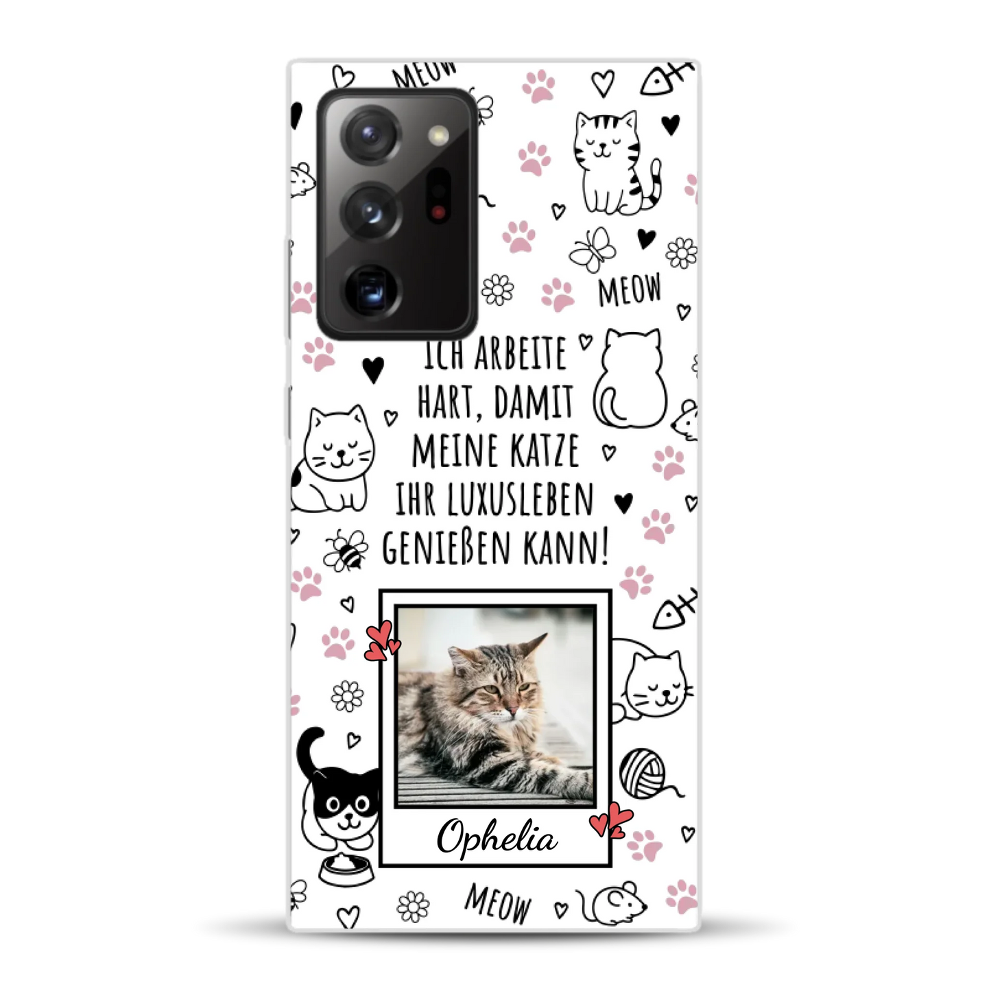 Luxuskatze - Individuelle Handyhülle für Samsung