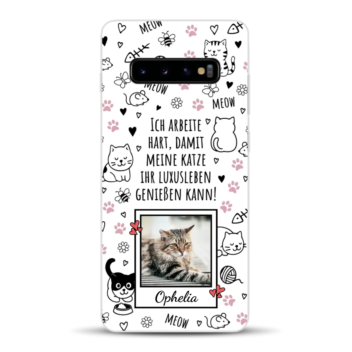 Luxuskatze - Individuelle Handyhülle für Samsung