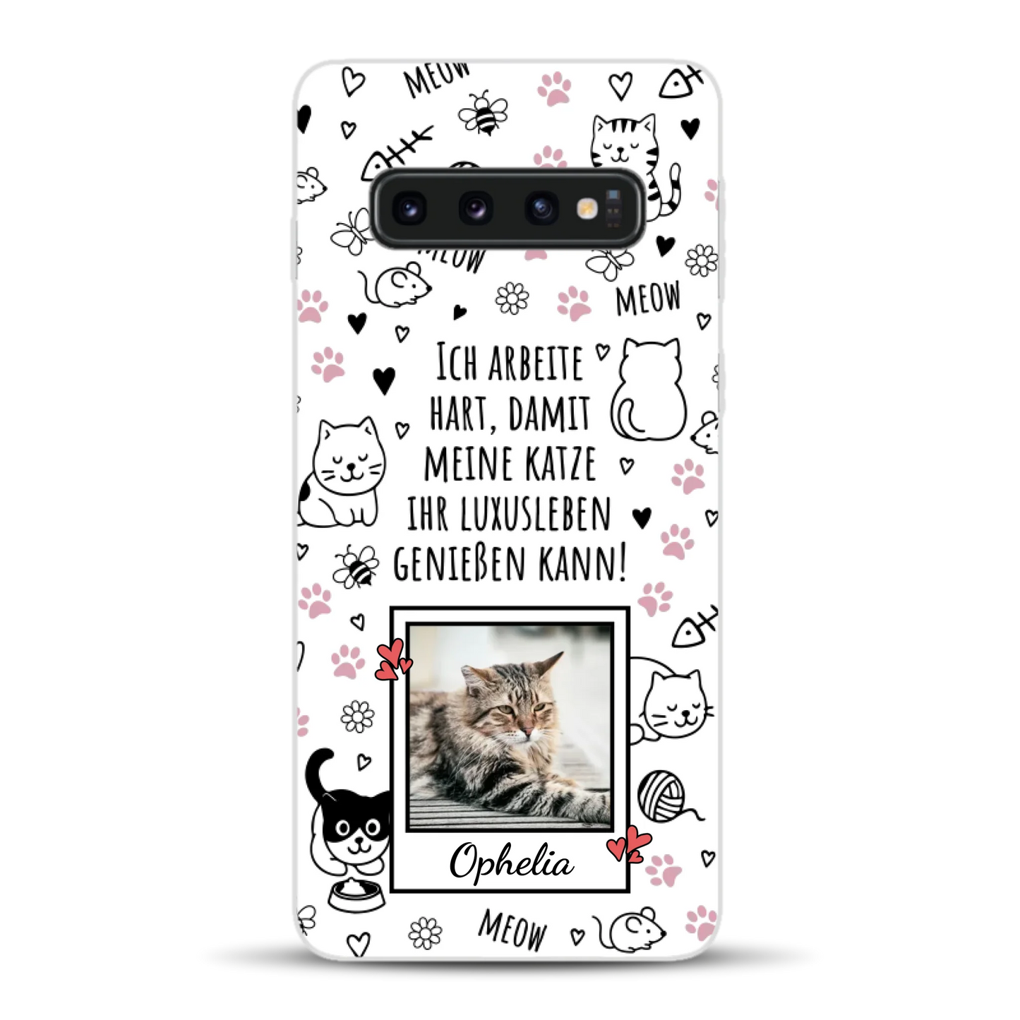 Luxuskatze - Individuelle Handyhülle für Samsung