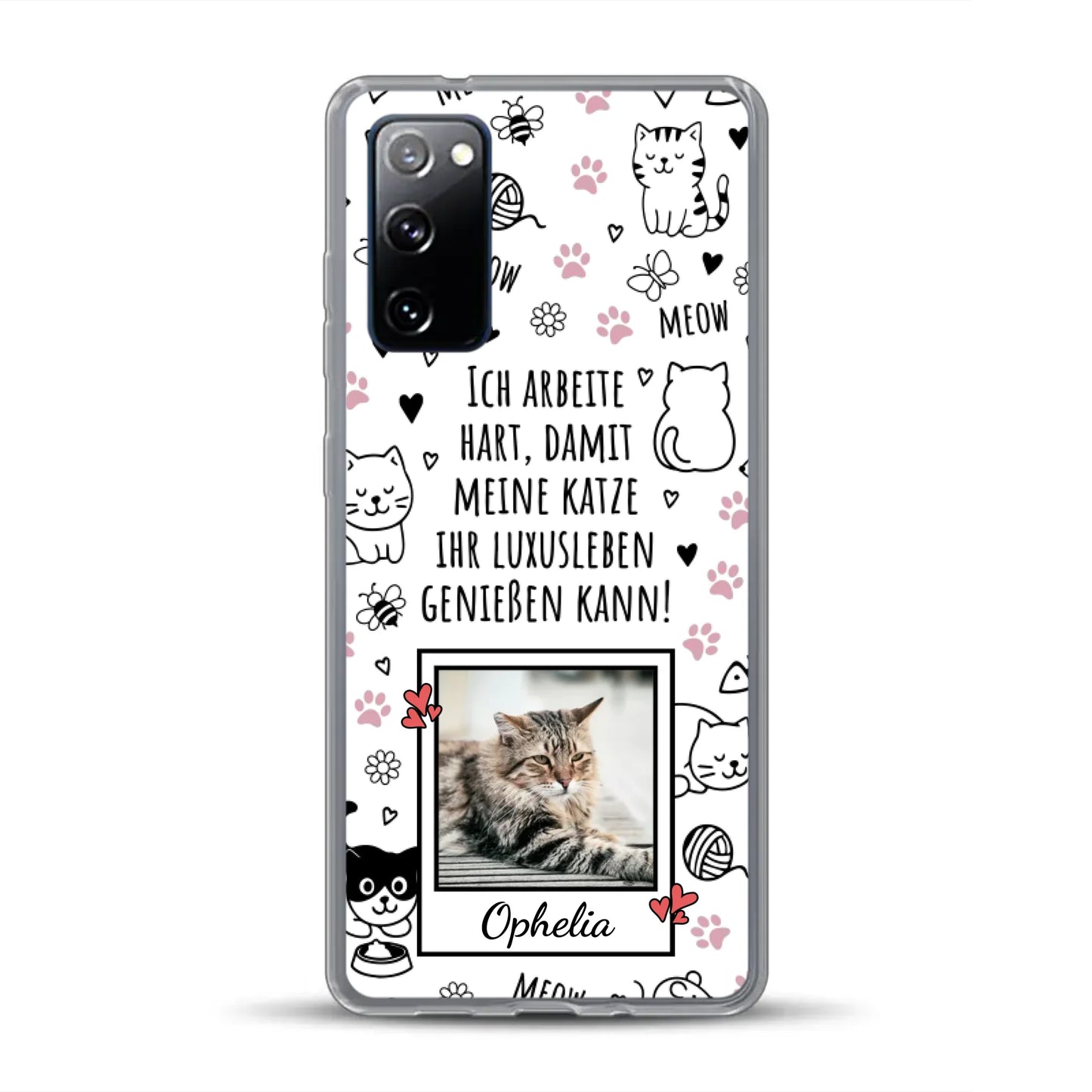 Luxuskatze - Individuelle Handyhülle für Samsung