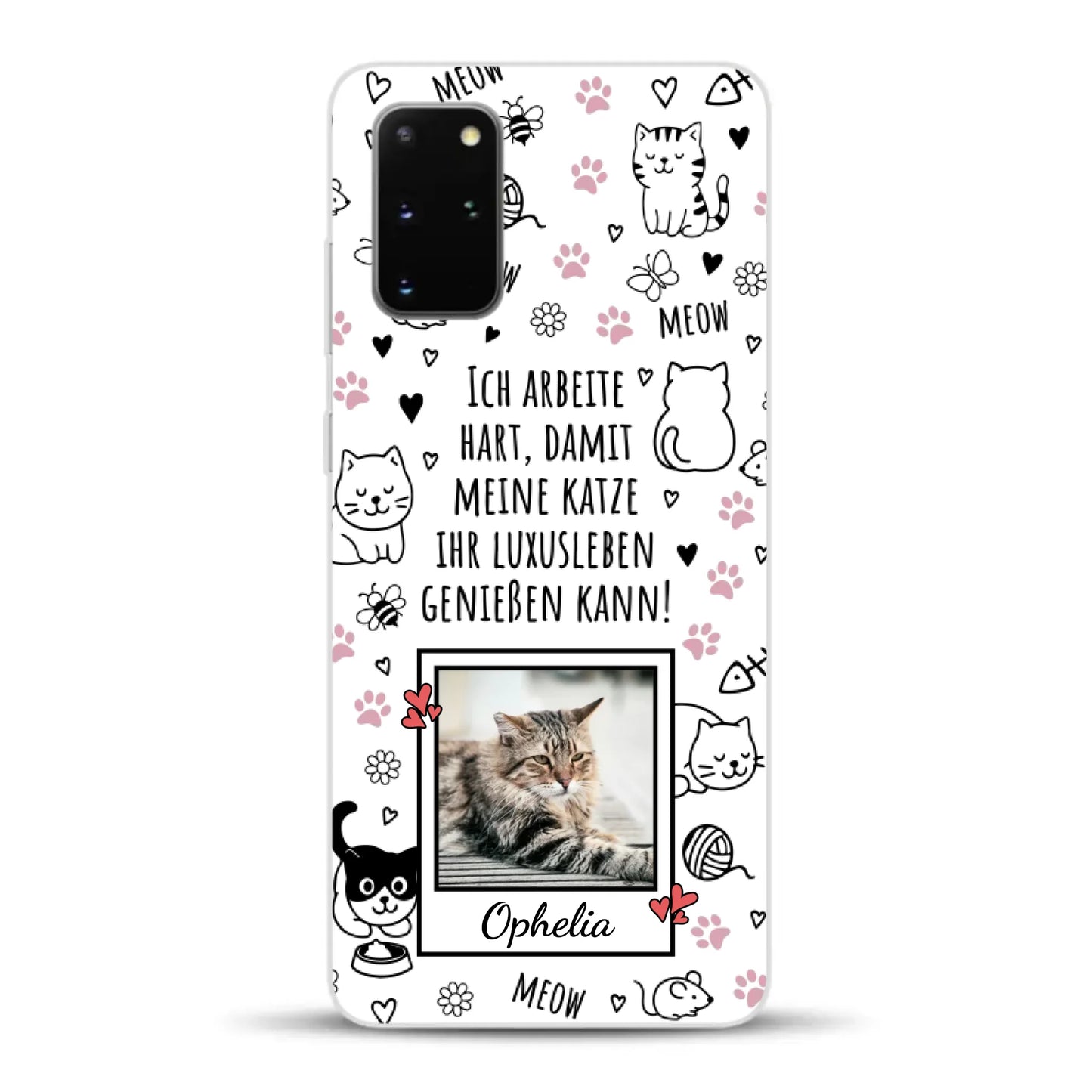 Luxuskatze - Individuelle Handyhülle für Samsung