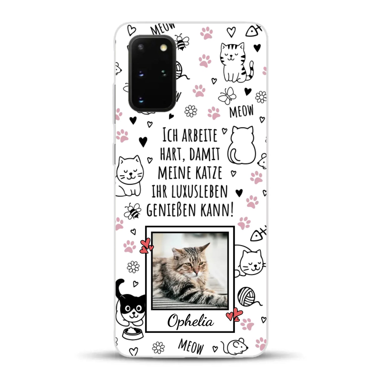 Luxuskatze - Individuelle Handyhülle für Samsung