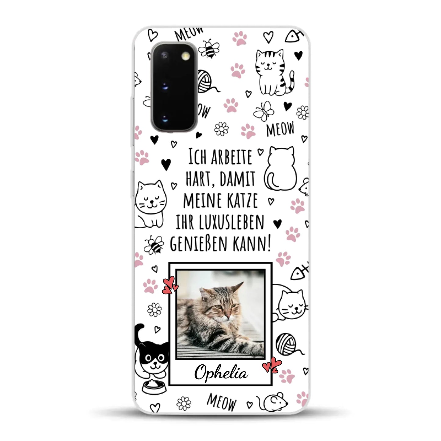 Luxuskatze - Individuelle Handyhülle für Samsung