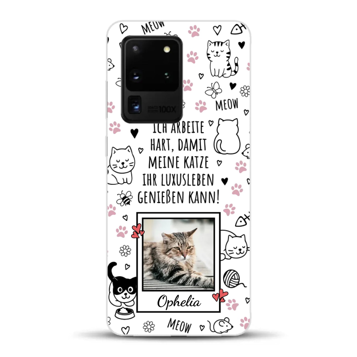 Luxuskatze - Individuelle Handyhülle für Samsung