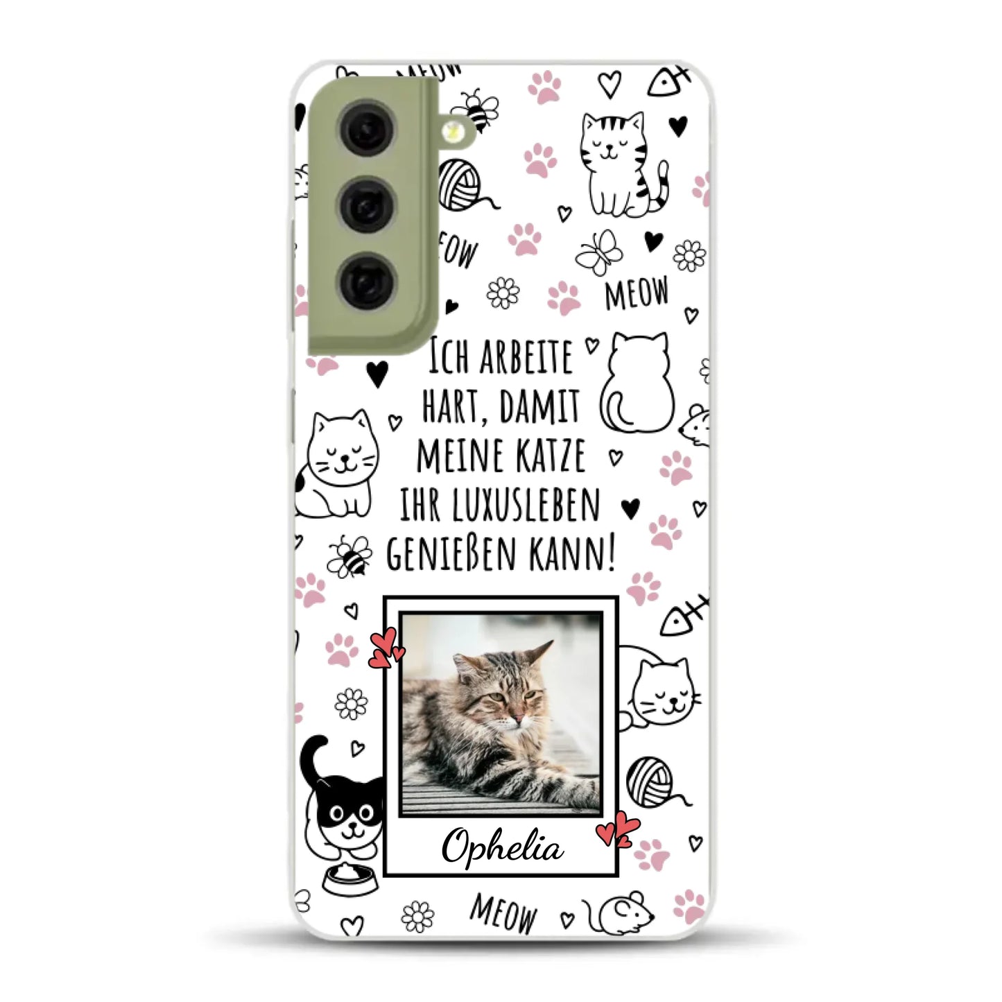 Luxuskatze - Individuelle Handyhülle für Samsung
