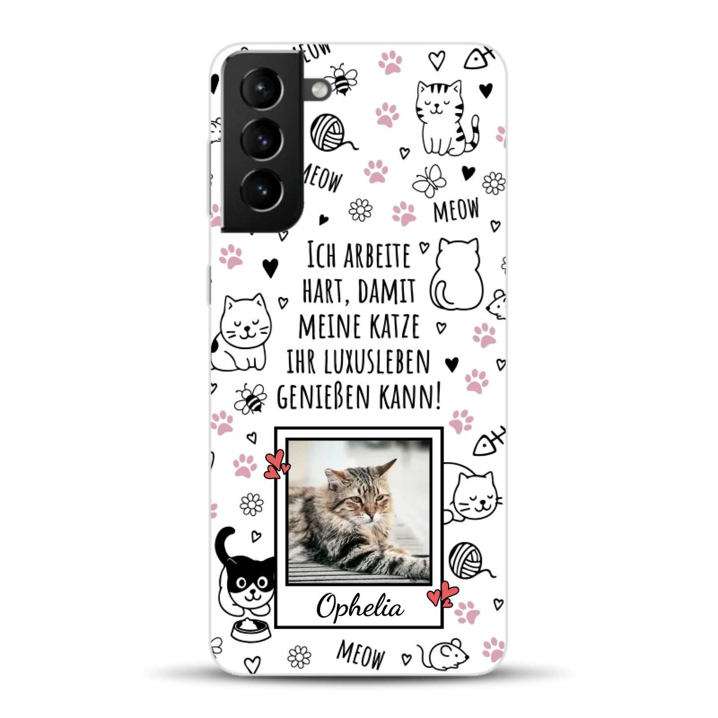 Luxuskatze - Individuelle Handyhülle für Samsung