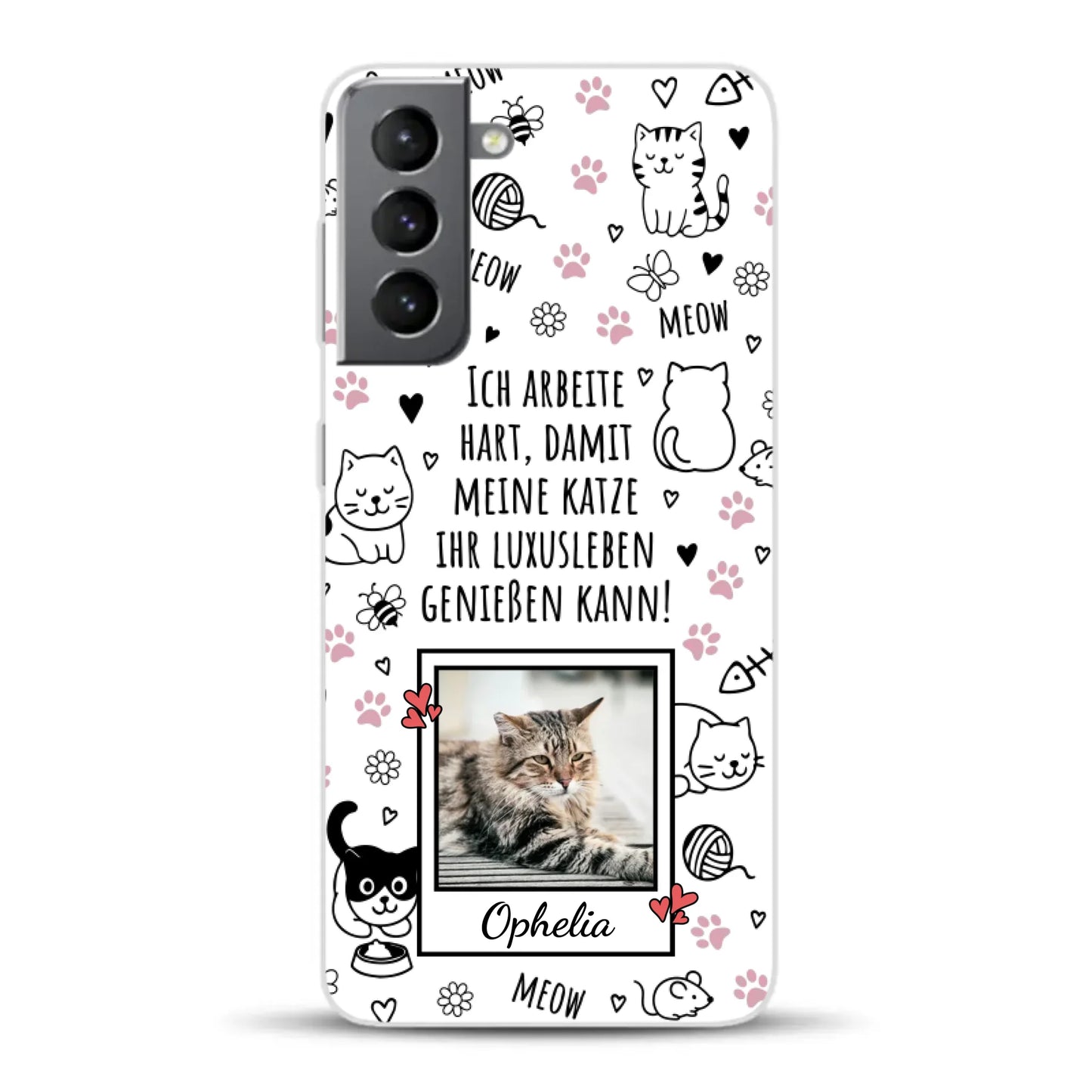 Luxuskatze - Individuelle Handyhülle für Samsung