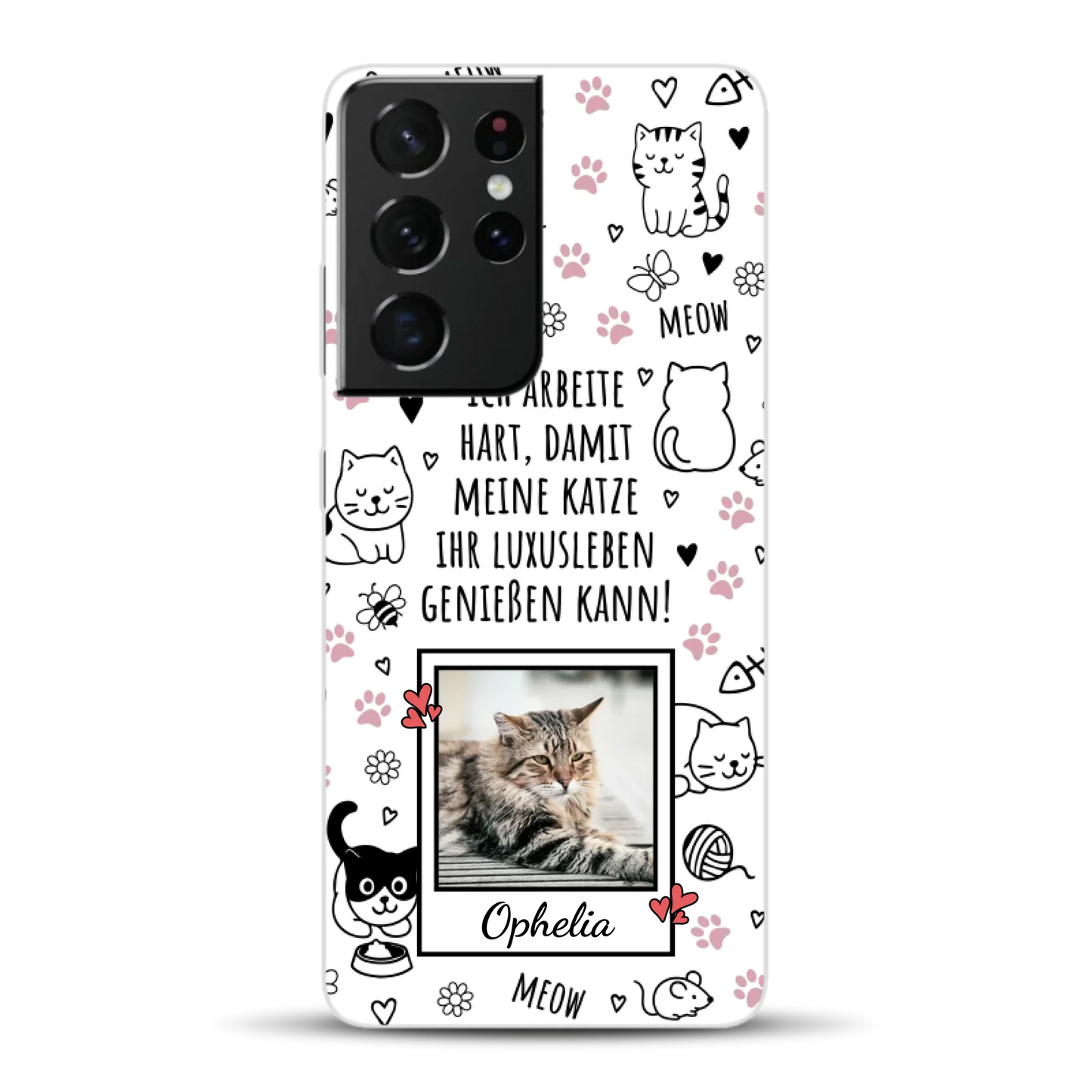 Luxuskatze - Individuelle Handyhülle für Samsung