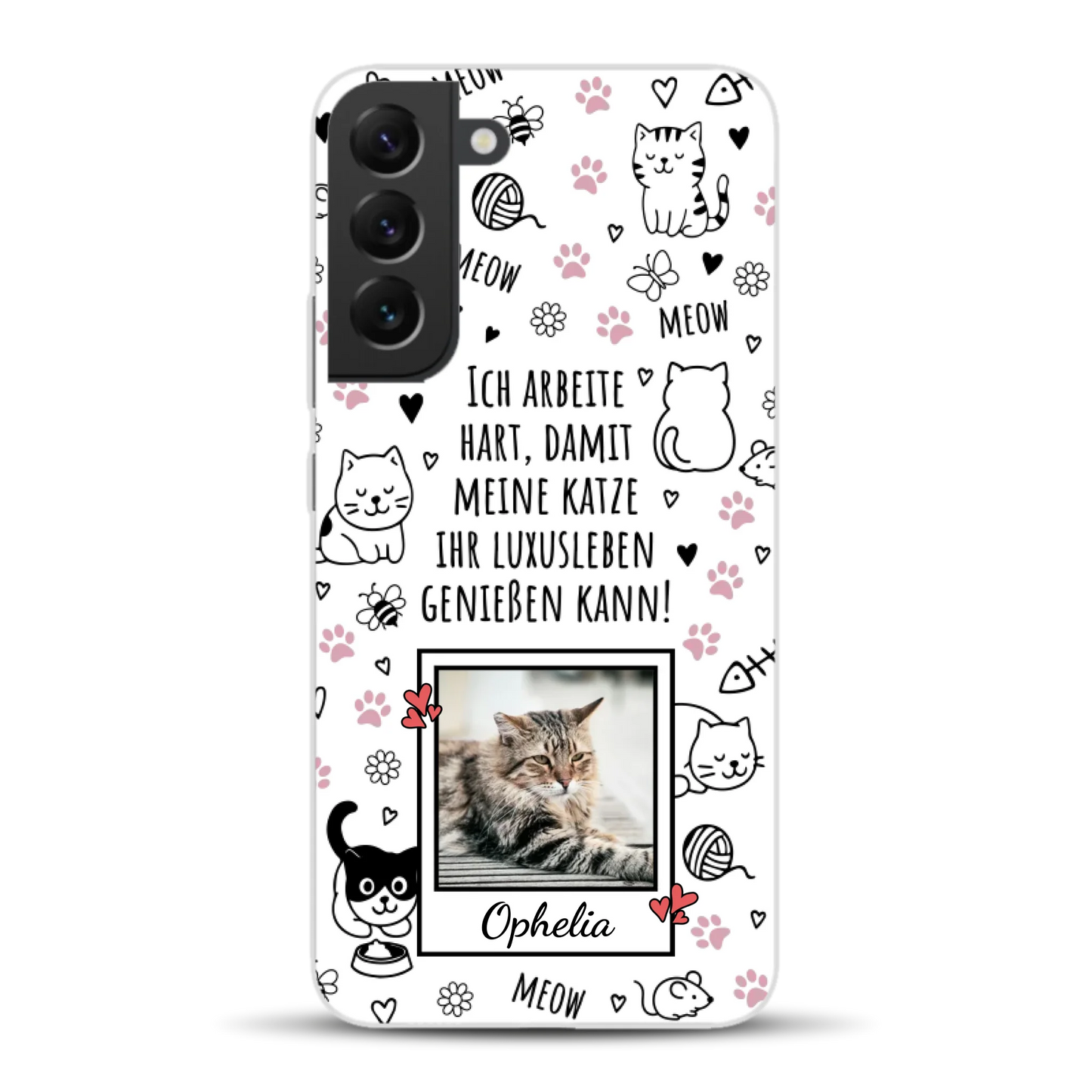 Luxuskatze - Individuelle Handyhülle für Samsung