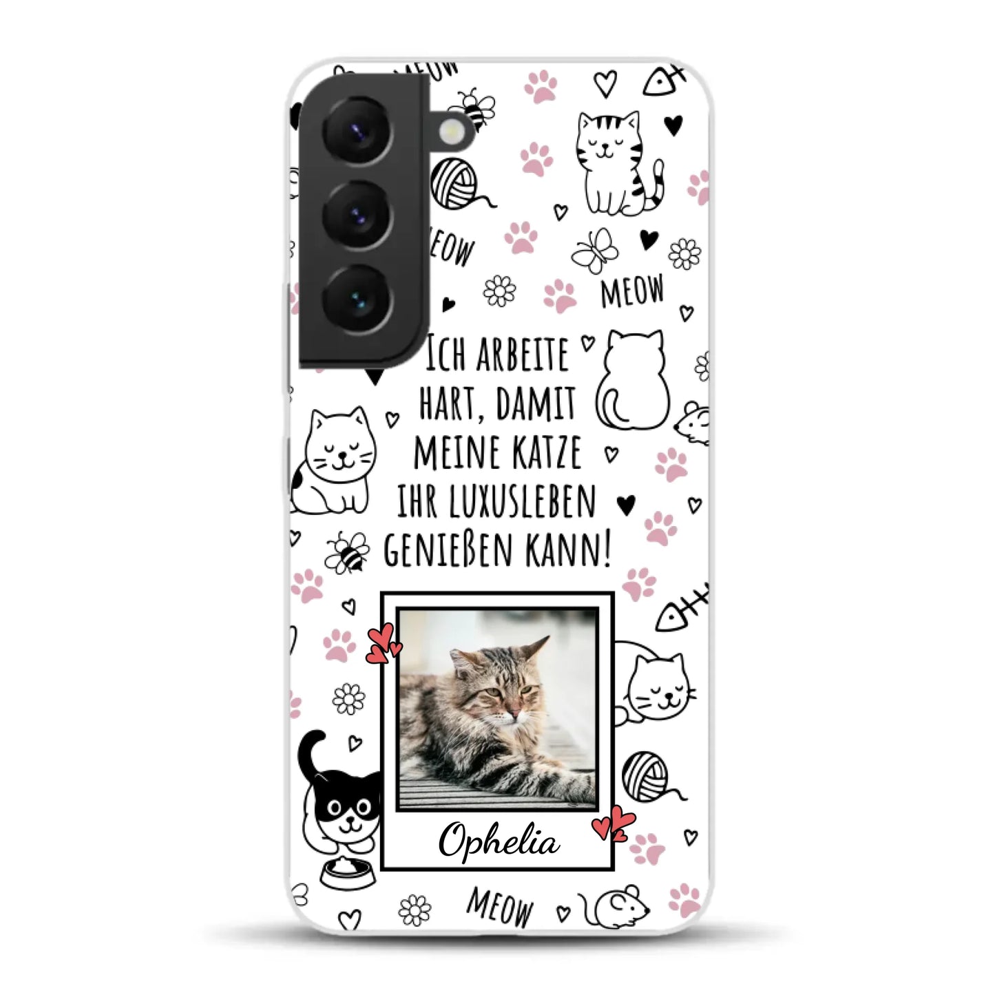 Luxuskatze - Individuelle Handyhülle für Samsung