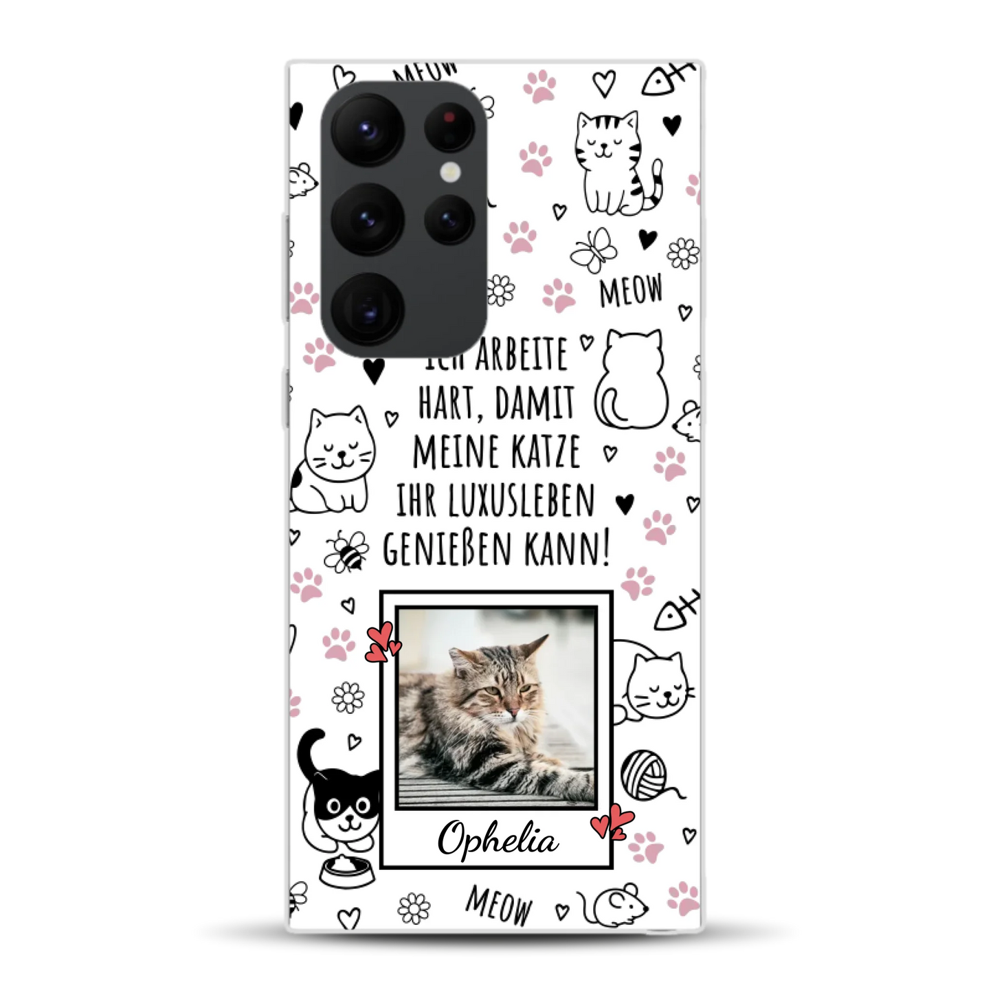 Luxuskatze - Individuelle Handyhülle für Samsung