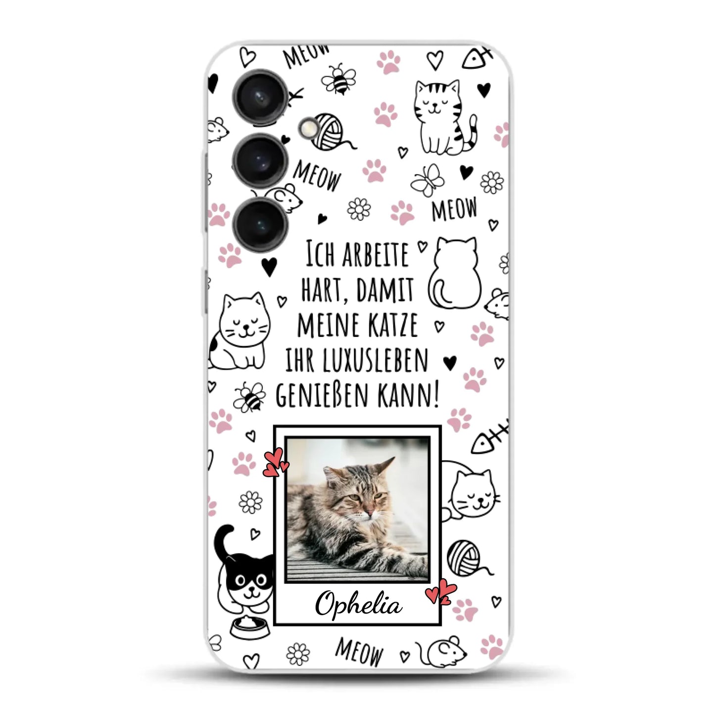 Luxuskatze - Individuelle Handyhülle für Samsung