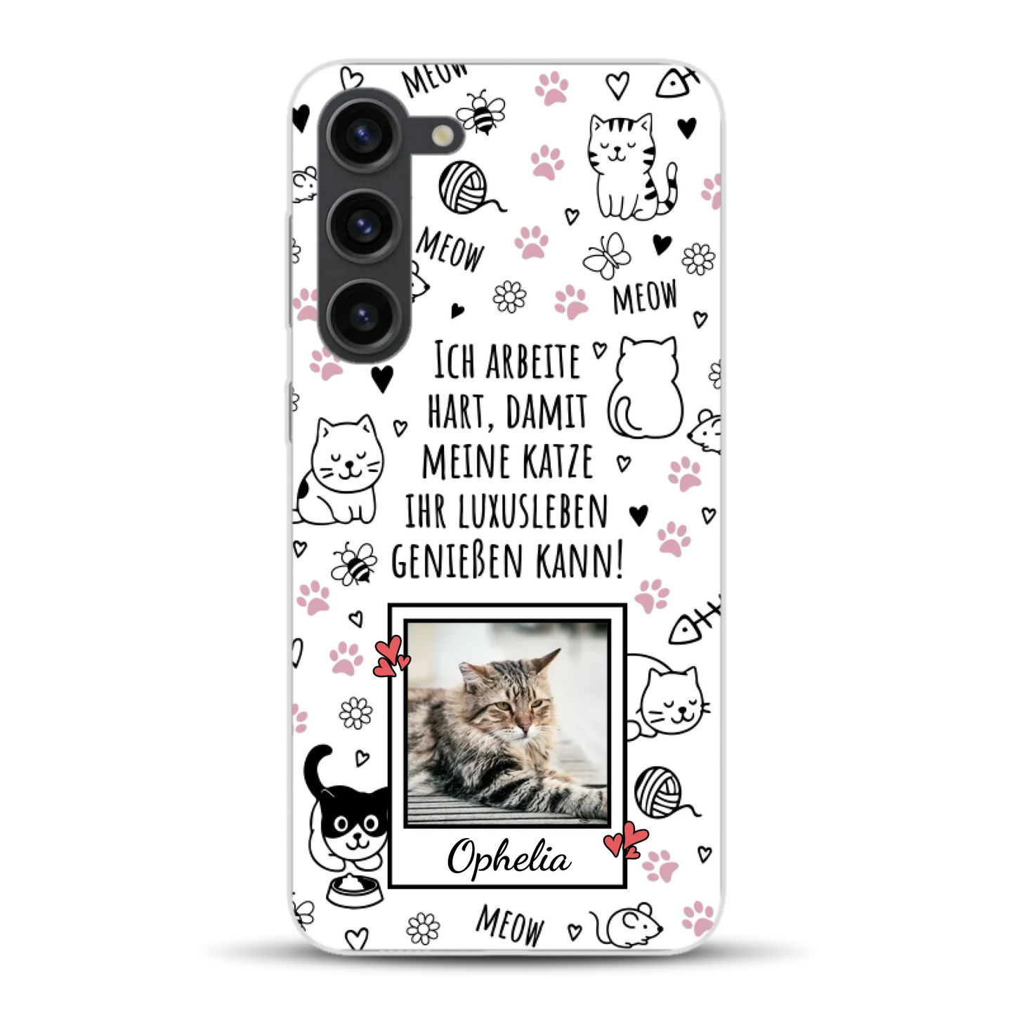 Luxuskatze - Individuelle Handyhülle für Samsung