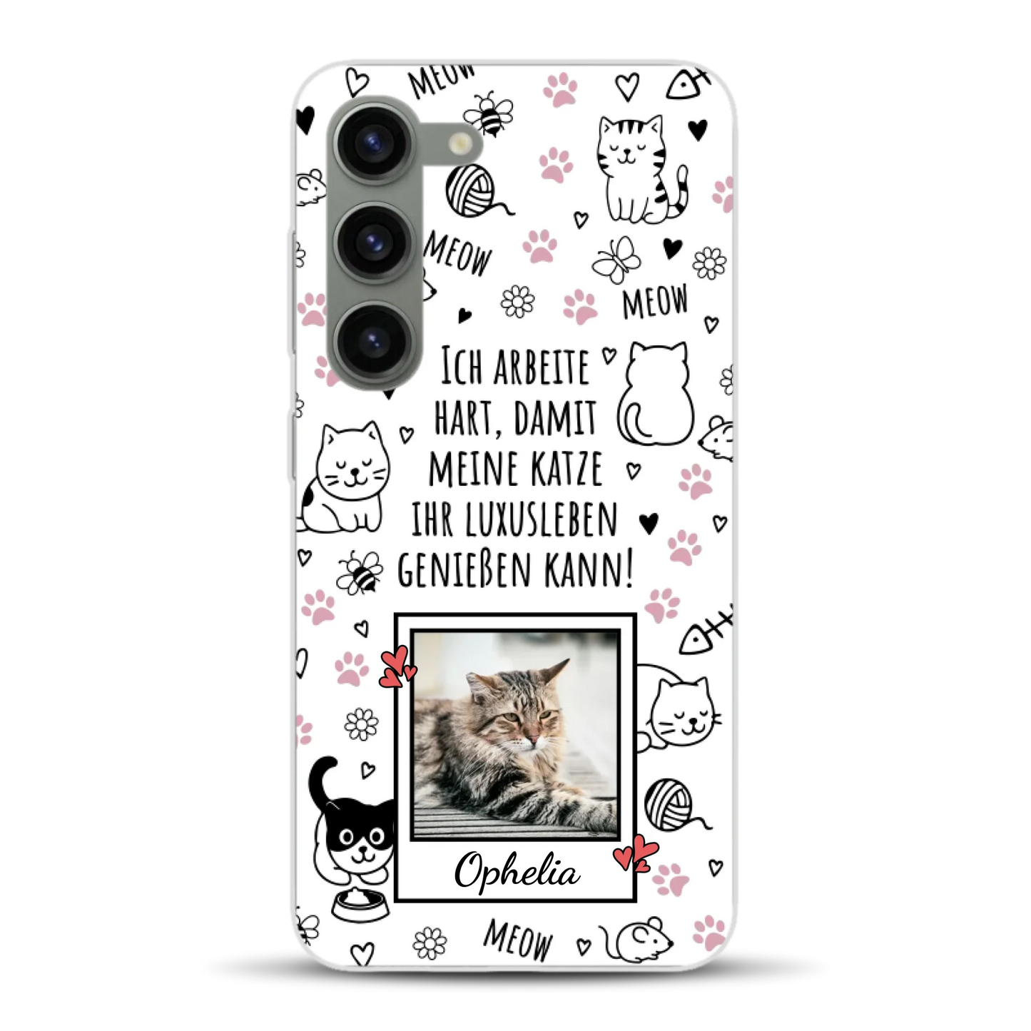 Luxuskatze - Individuelle Handyhülle für Samsung
