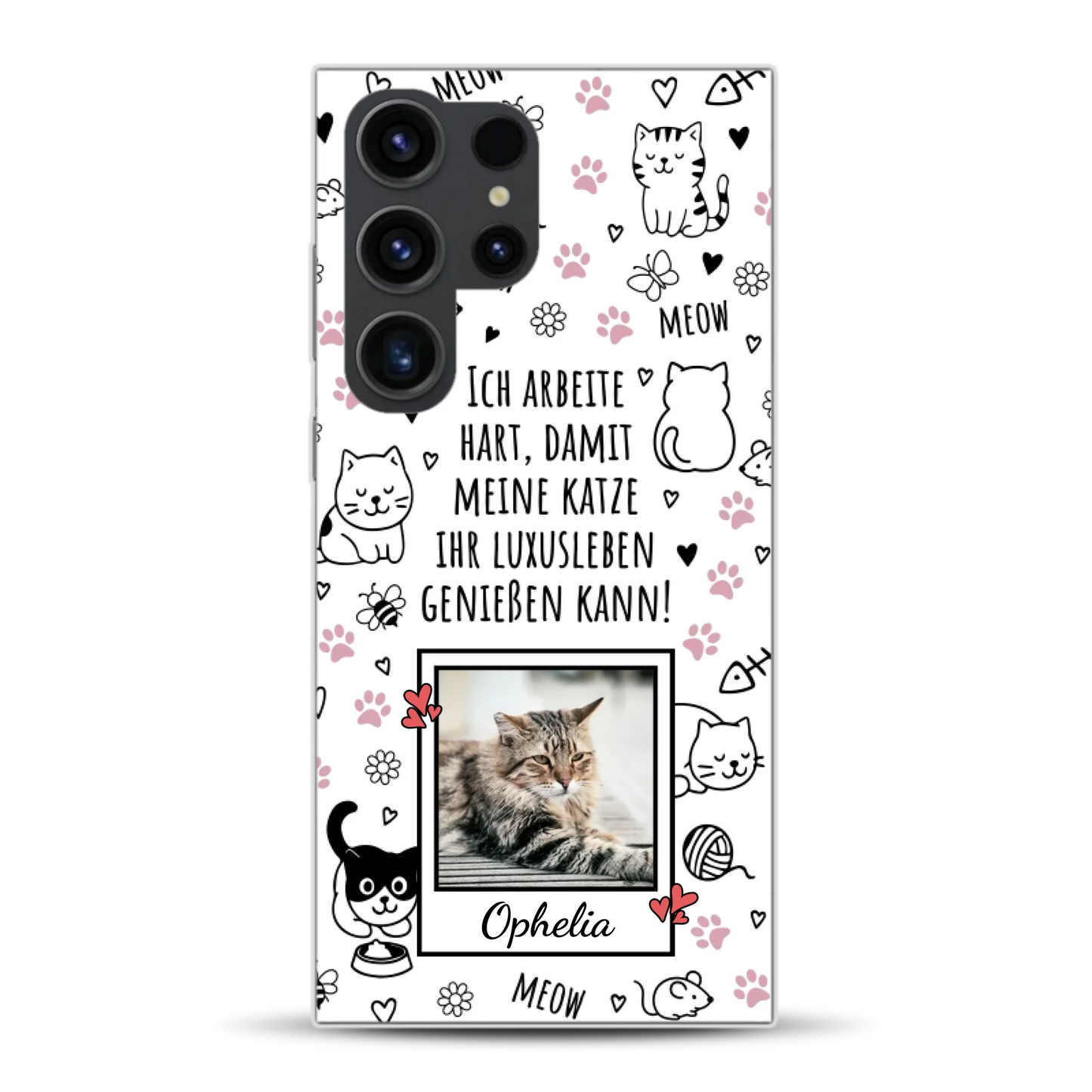 Luxuskatze - Individuelle Handyhülle für Samsung