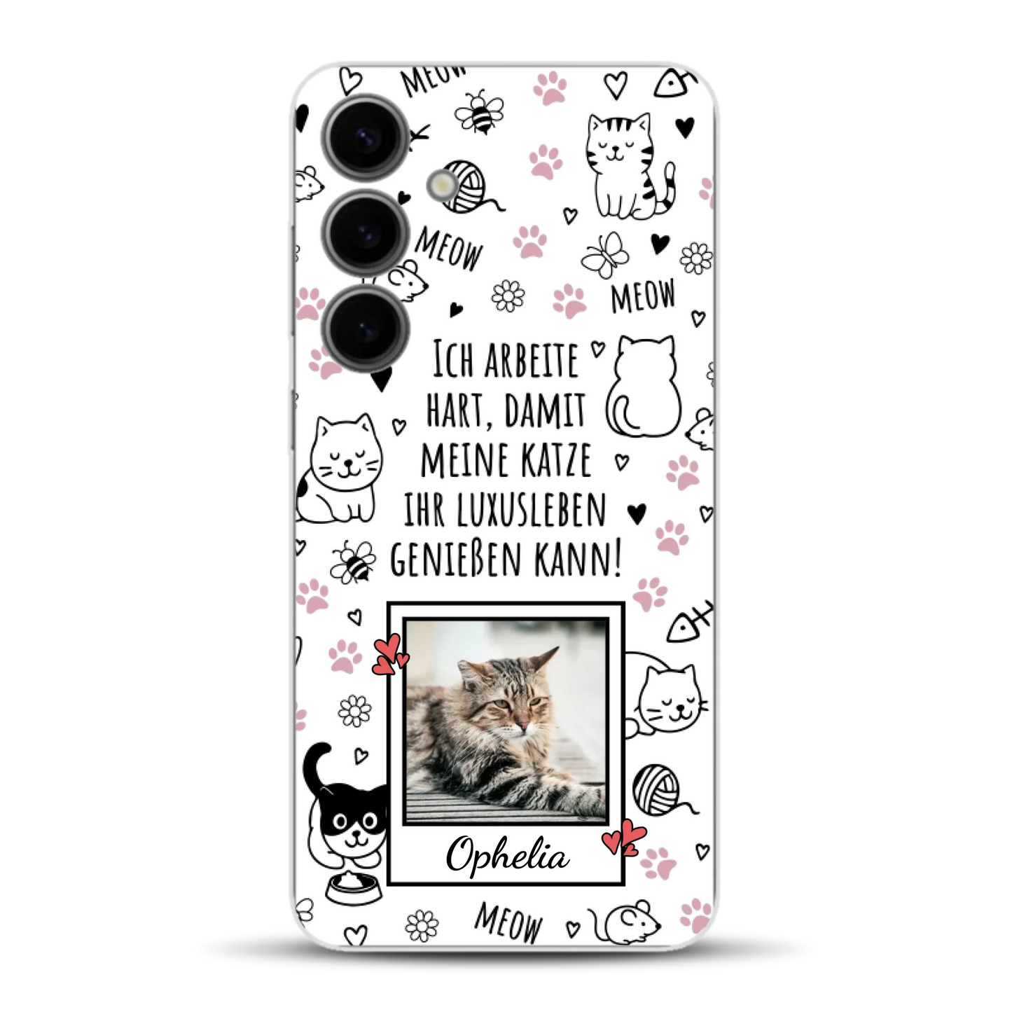 Luxuskatze - Individuelle Handyhülle für Samsung